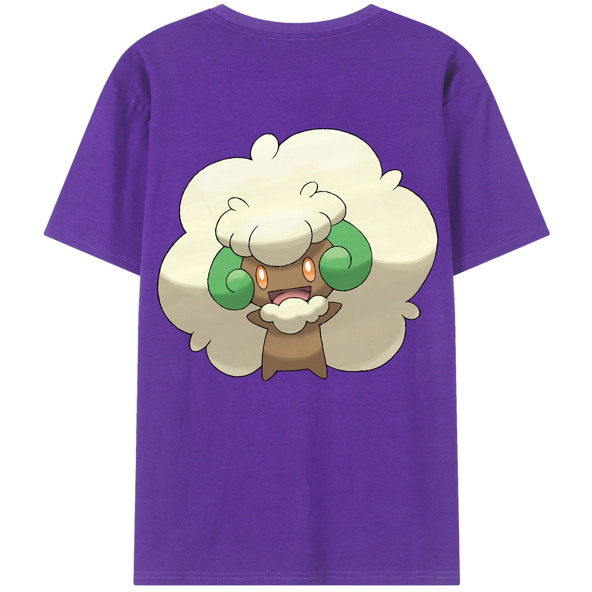 （画像用） ポケットモンスター Pokémon 綿100％ メンズ半袖Tシャツ（バックプリント） 通気性