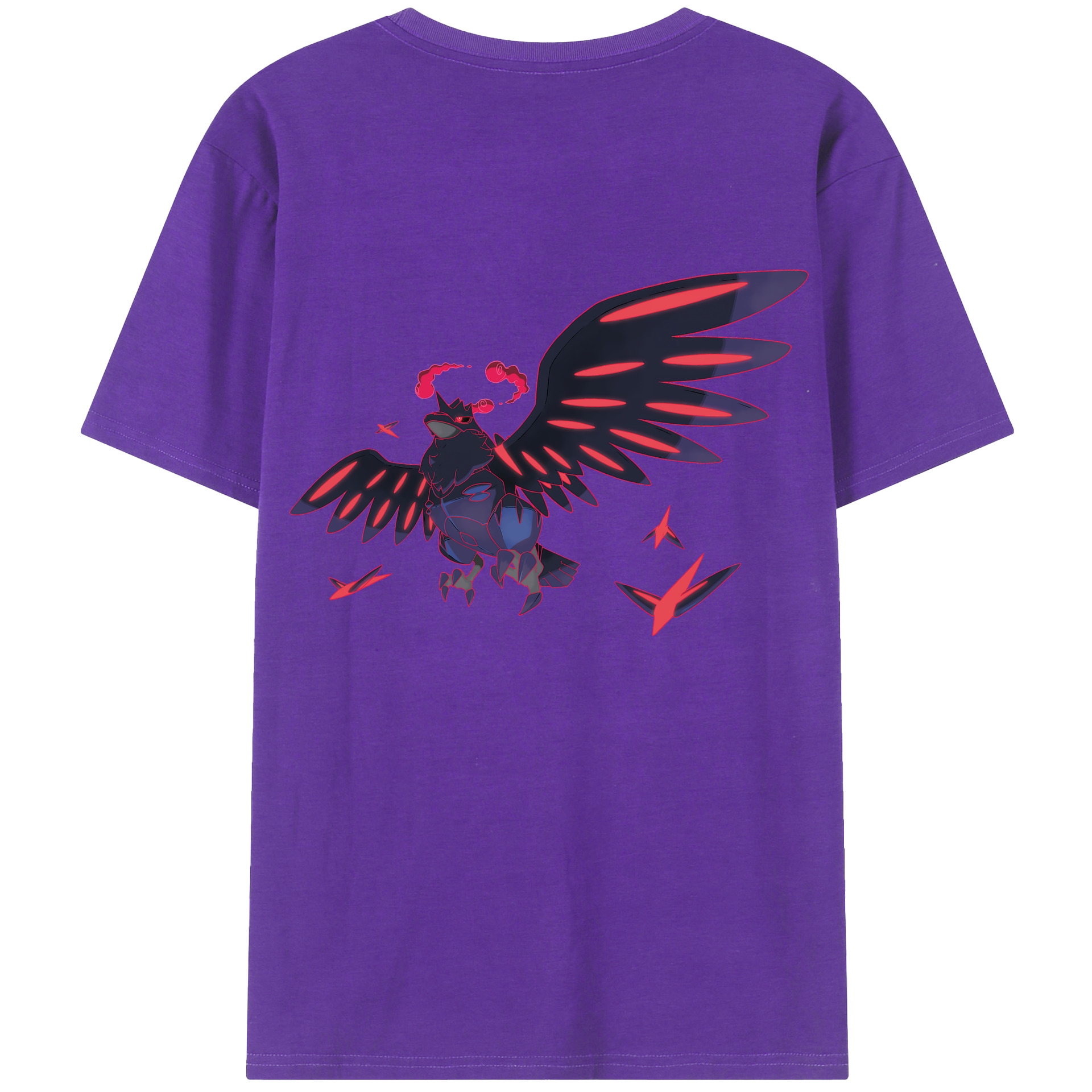 （画像用） ポケットモンスター Pokémon 綿100％ メンズ半袖Tシャツ（バックプリント） 通気性