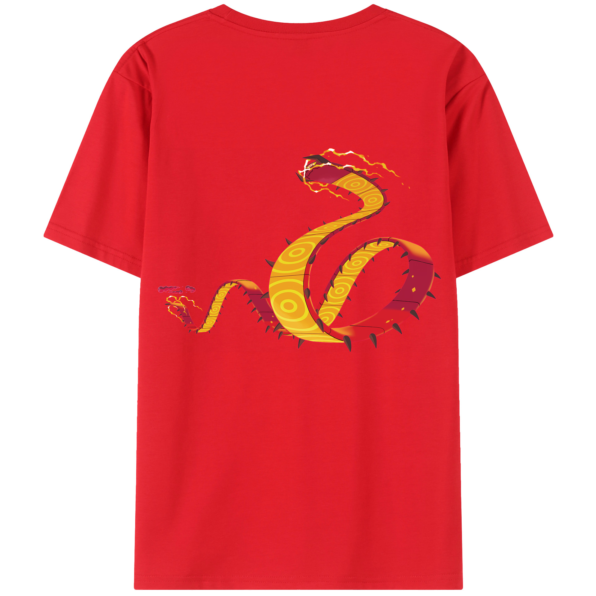 （画像用） ポケットモンスター Pokémon 綿100％ メンズ半袖Tシャツ（バックプリント） 通気性