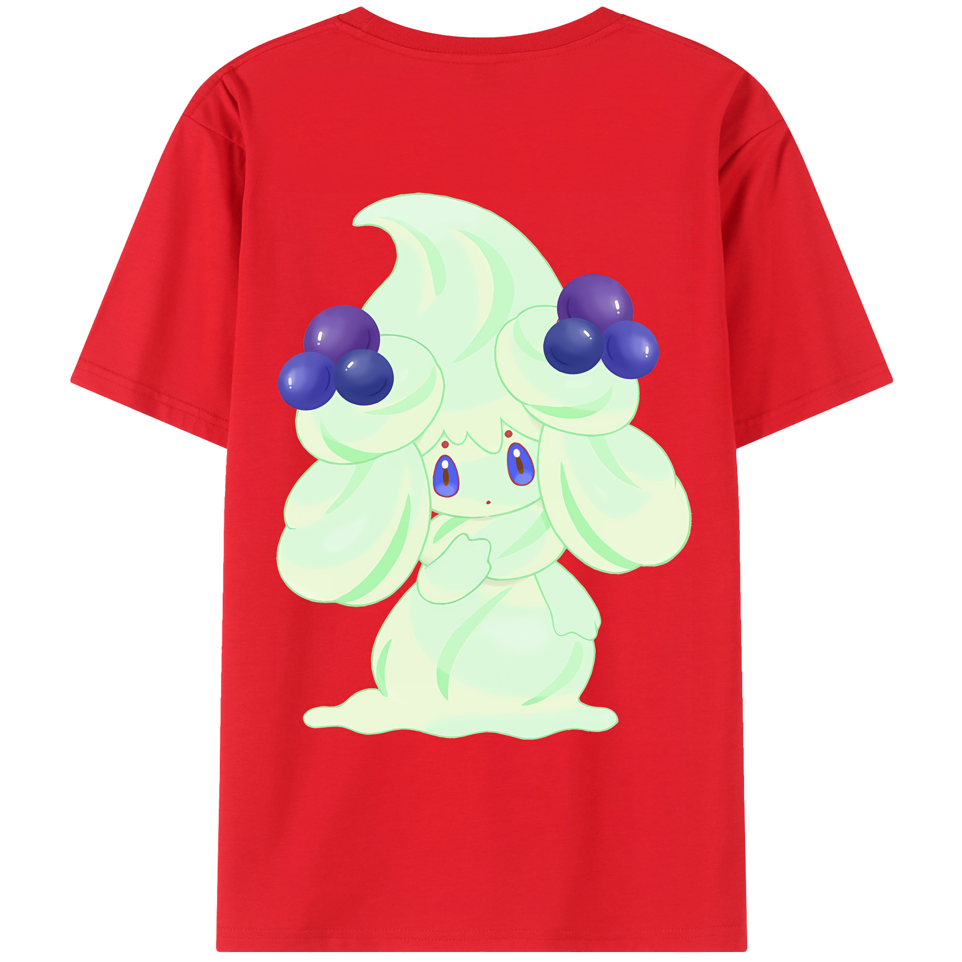 （画像用） ポケットモンスター Pokémon 綿100％ メンズ半袖Tシャツ（バックプリント） 通気性