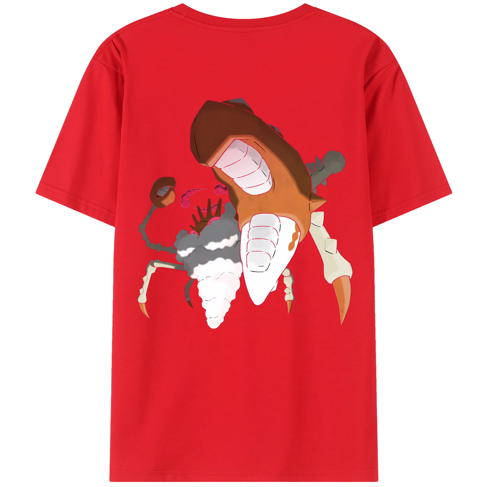 （画像用） ポケットモンスター Pokémon 綿100％ メンズ半袖Tシャツ（バックプリント） 通気性