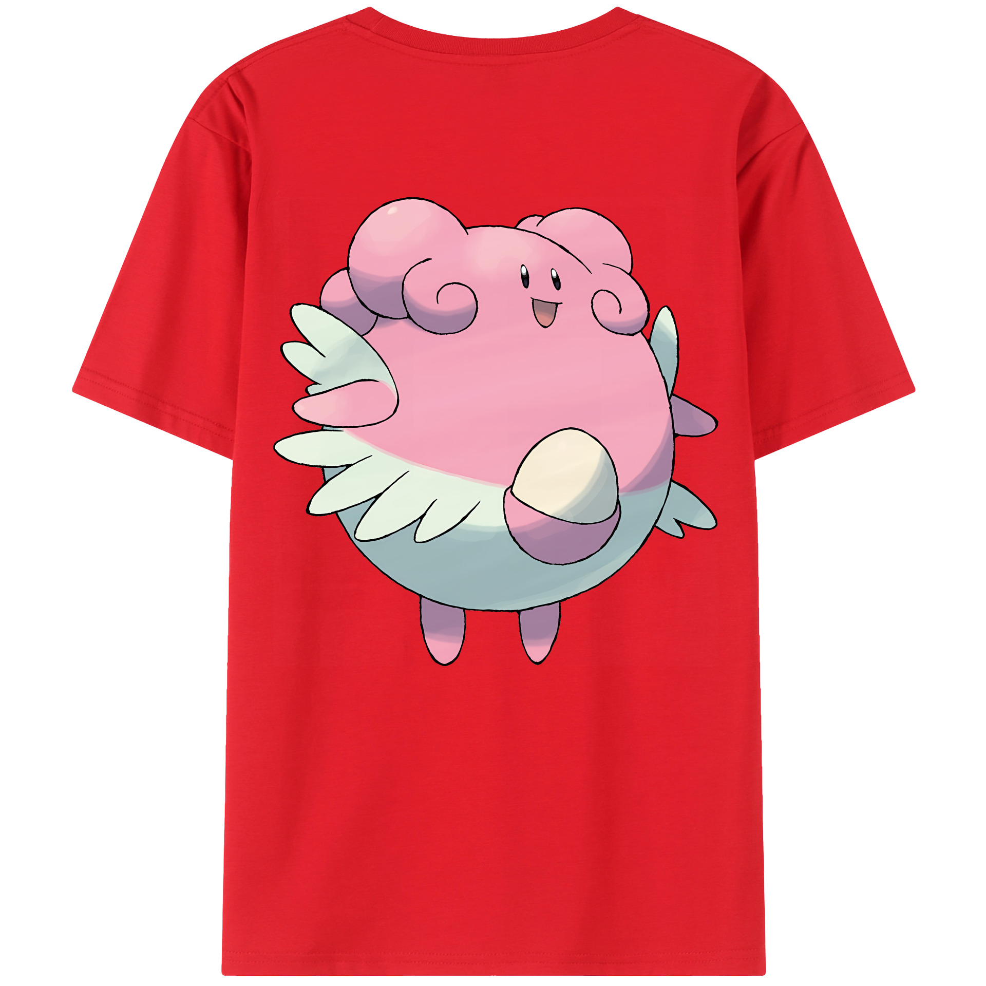 （画像用） ポケットモンスター Pokémon 綿100％ メンズ半袖Tシャツ（バックプリント） 通気性