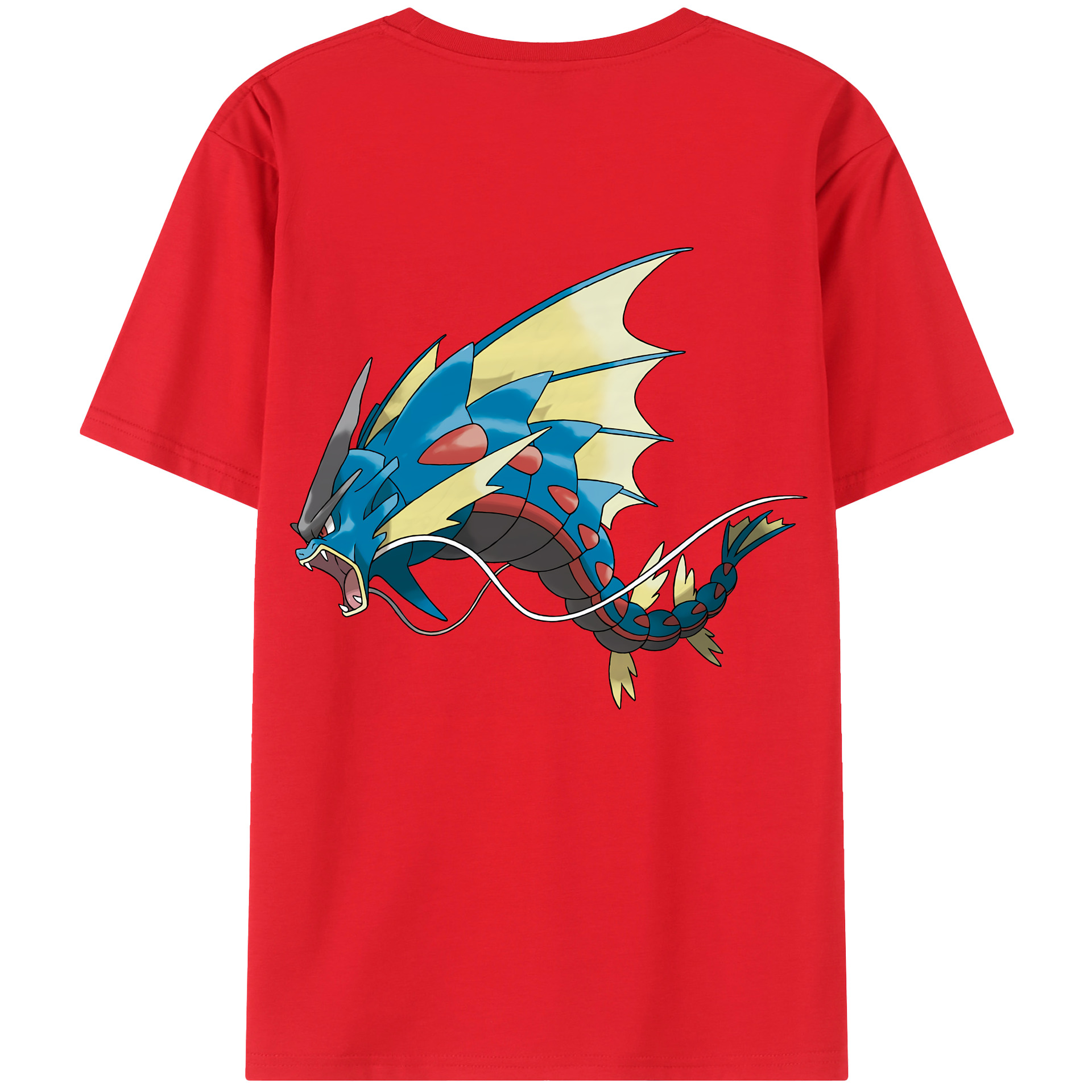 （画像用） ポケットモンスター Pokémon 綿100％ メンズ半袖Tシャツ（バックプリント） 通気性