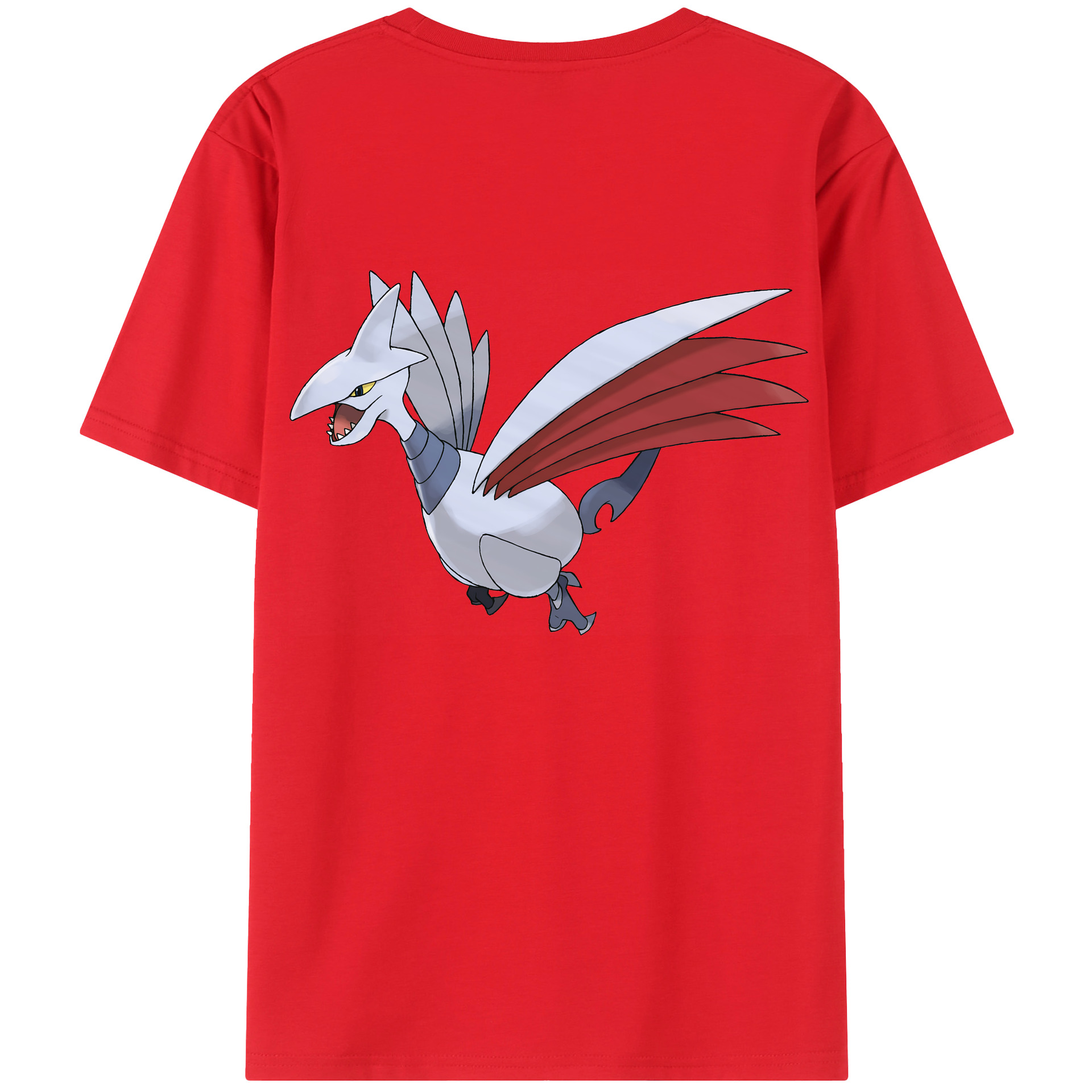 （画像用） ポケットモンスター Pokémon 綿100％ メンズ半袖Tシャツ（バックプリント） 通気性