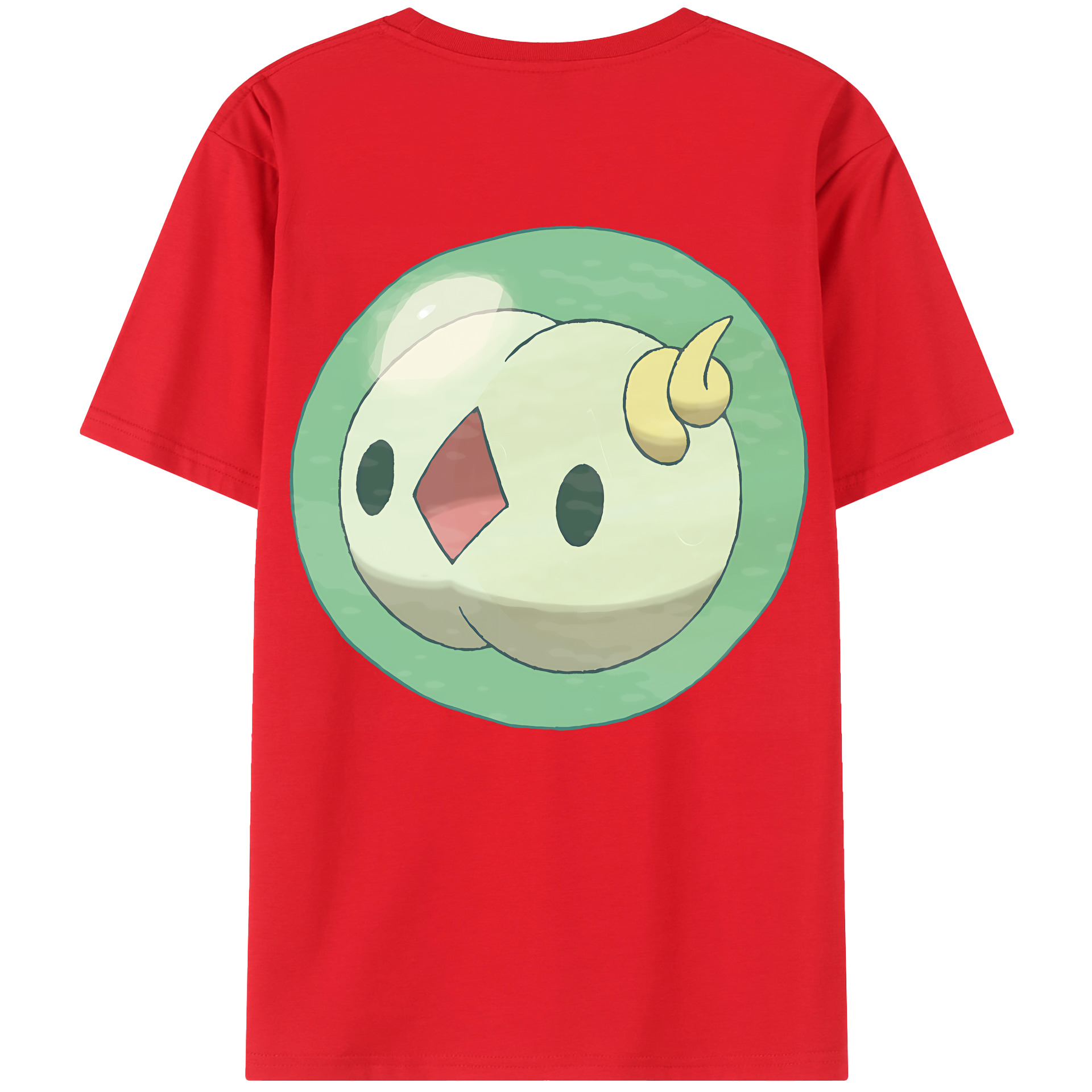 （画像用） ポケットモンスター Pokémon 綿100％ メンズ半袖Tシャツ（バックプリント） 通気性