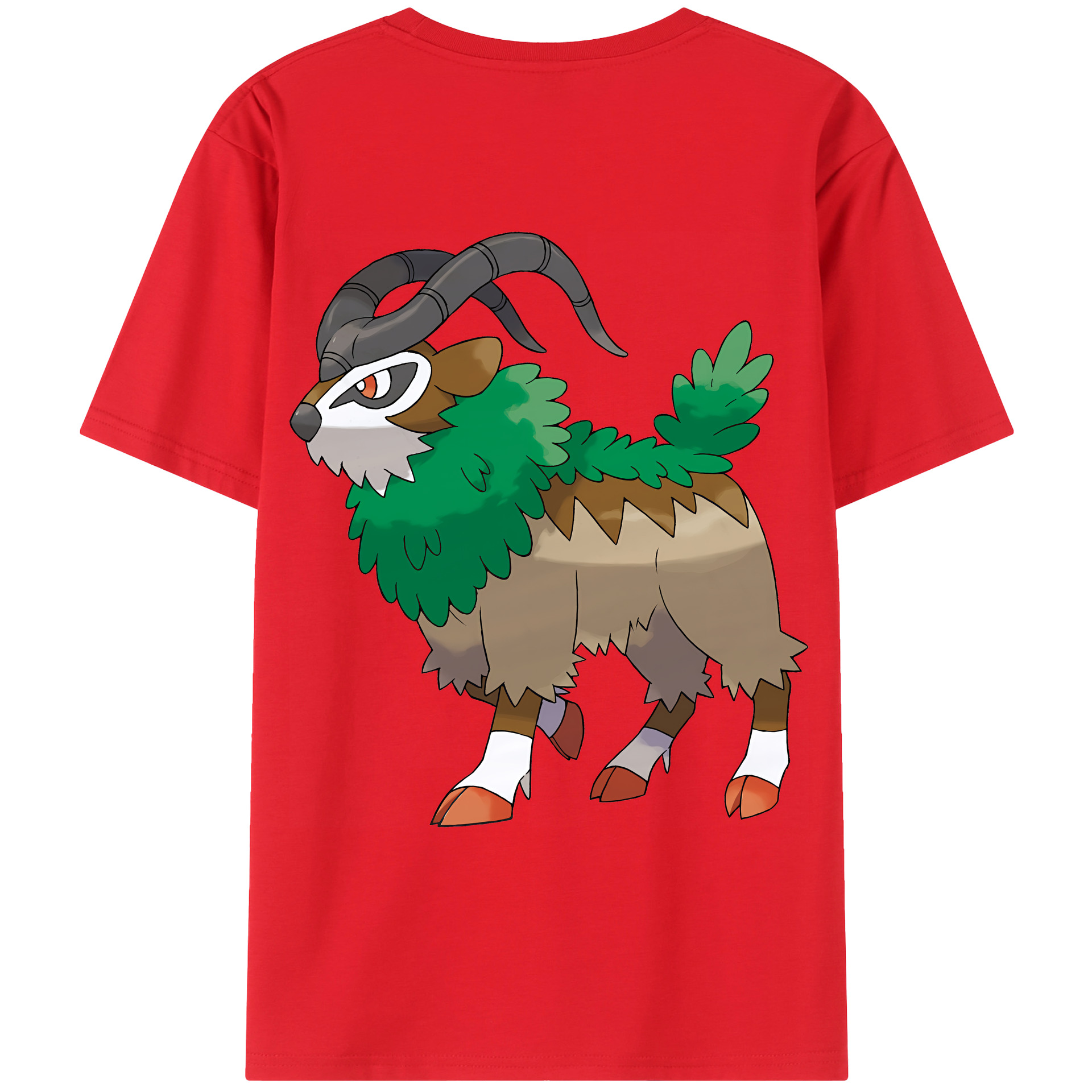 （画像用） ポケットモンスター Pokémon 綿100％ メンズ半袖Tシャツ（バックプリント） 通気性