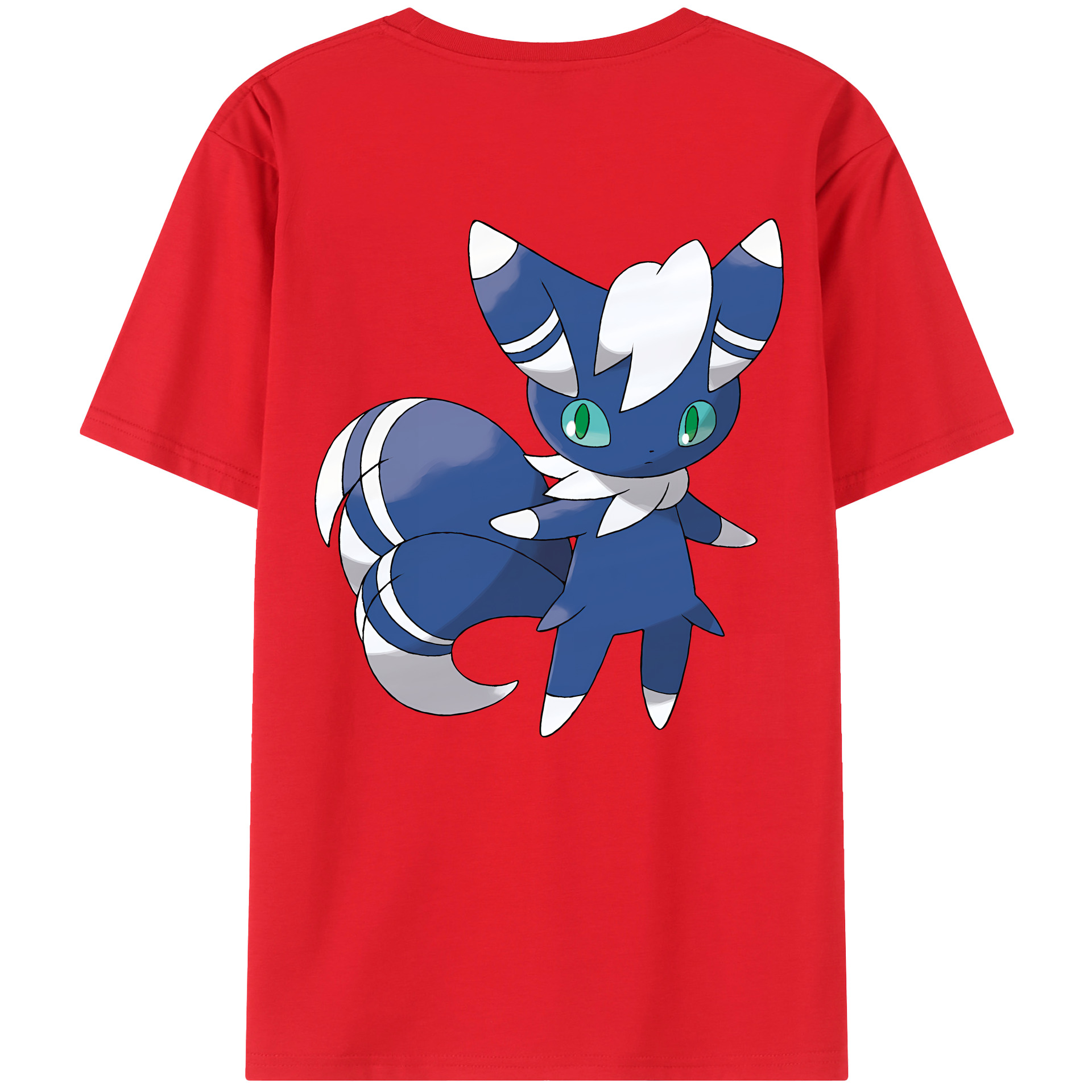 （画像用） ポケットモンスター Pokémon 綿100％ メンズ半袖Tシャツ（バックプリント） 通気性