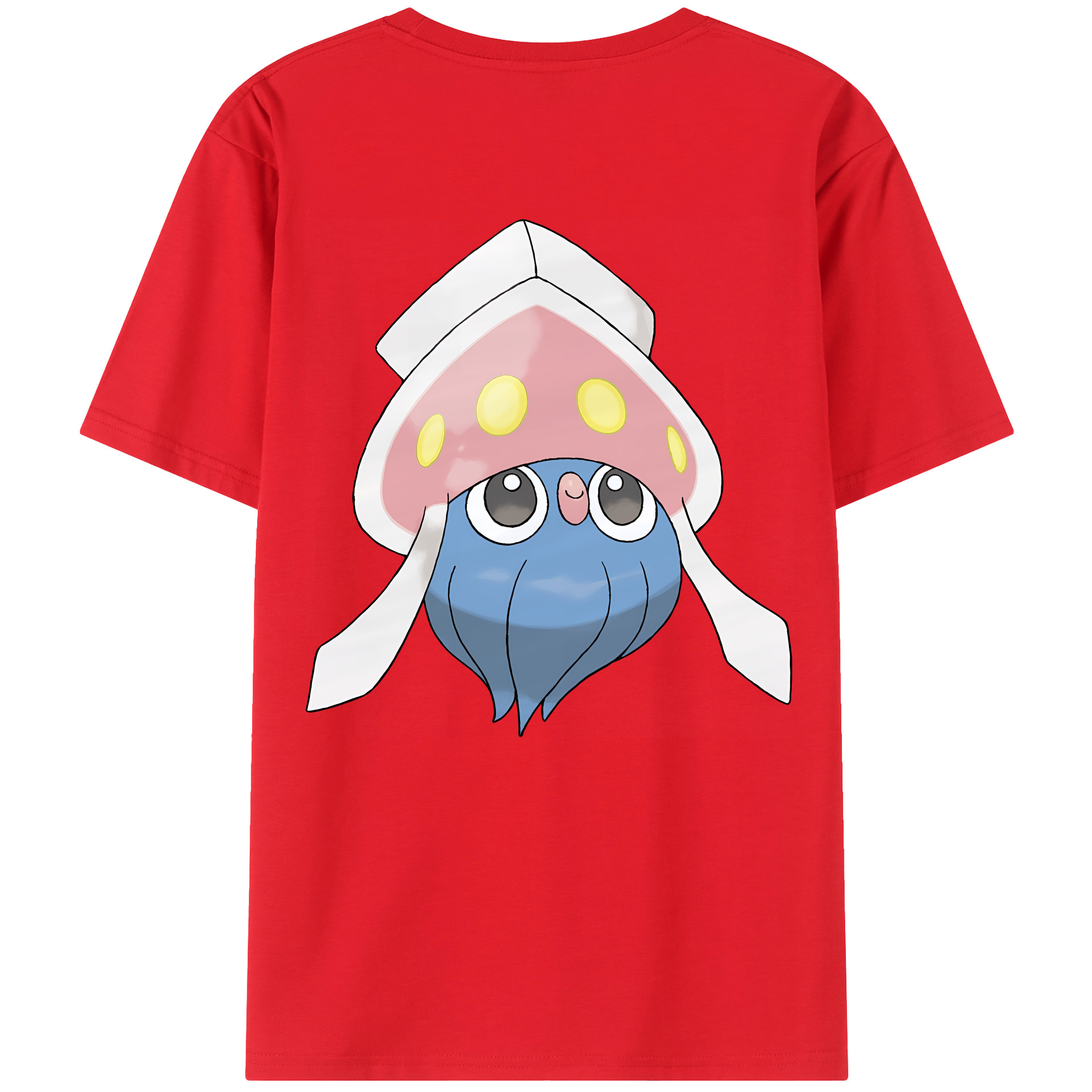 （画像用） ポケットモンスター Pokémon 綿100％ メンズ半袖Tシャツ（バックプリント） 通気性