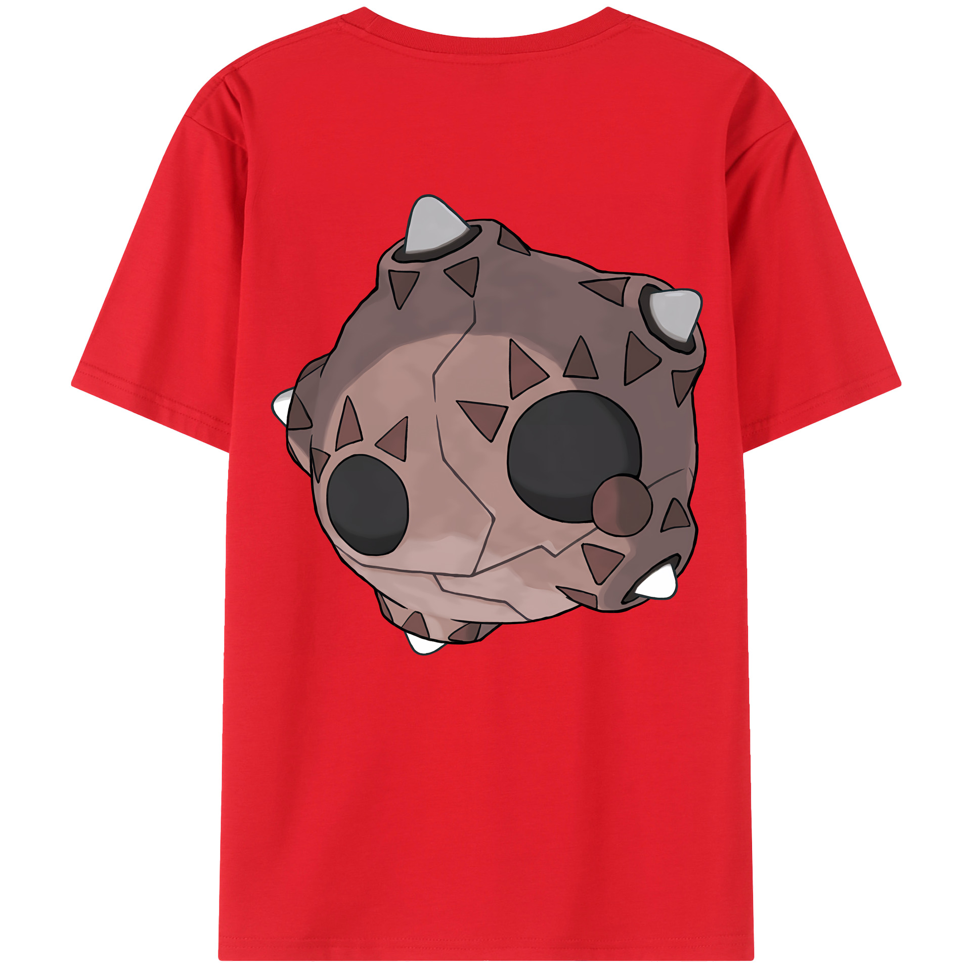 （画像用） ポケットモンスター Pokémon 綿100％ メンズ半袖Tシャツ（バックプリント） 通気性
