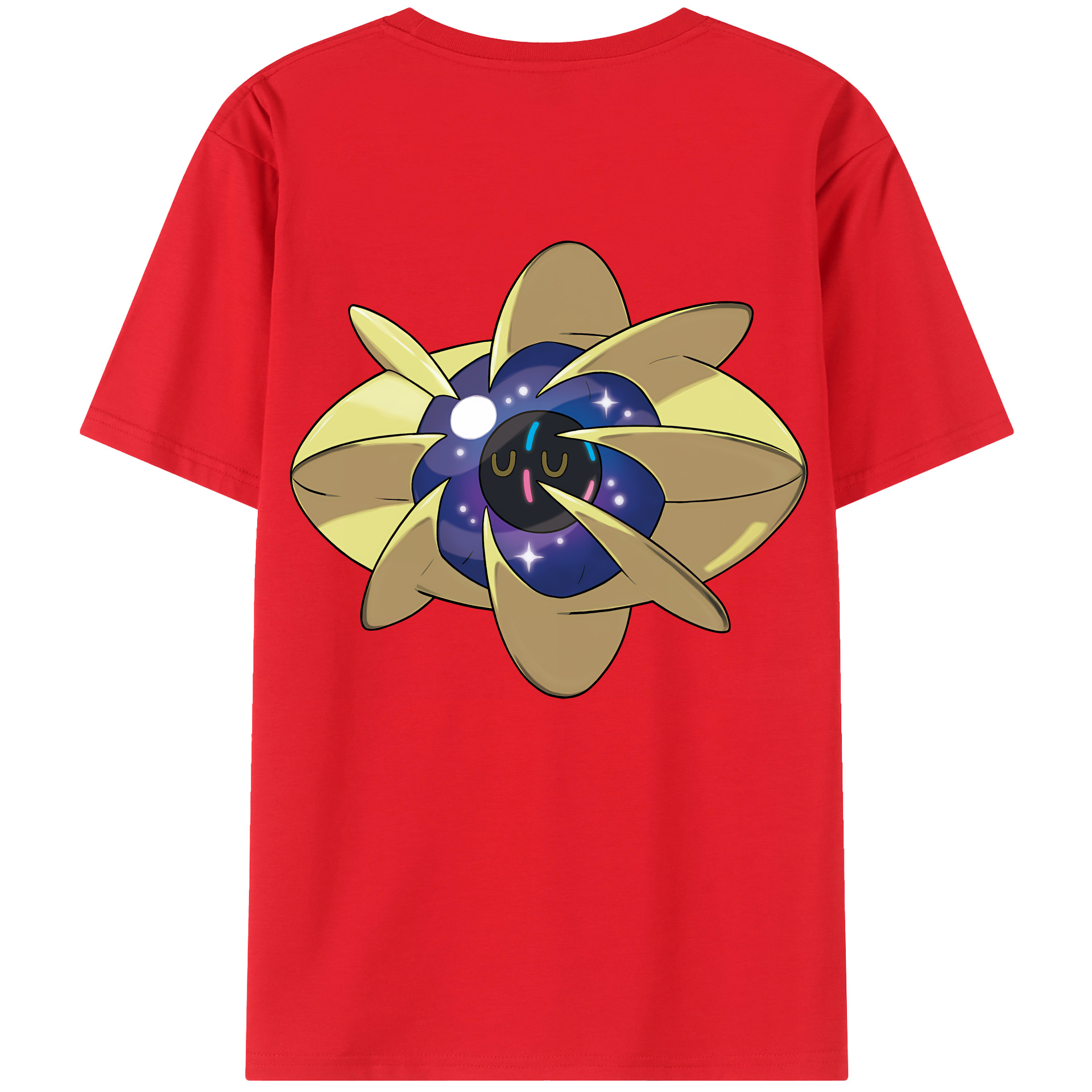 （画像用） ポケットモンスター Pokémon 綿100％ メンズ半袖Tシャツ（バックプリント） 通気性
