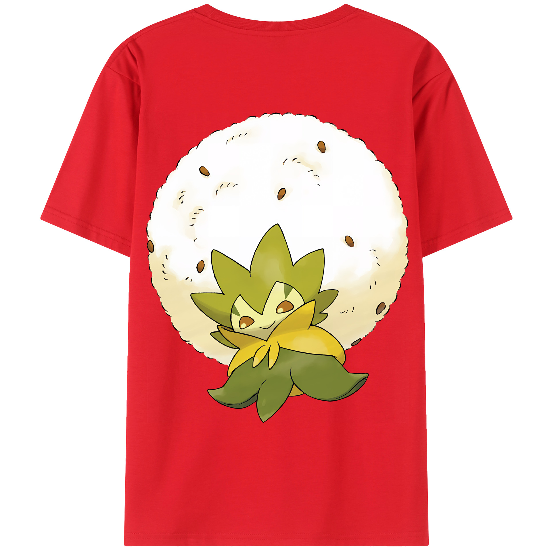 （画像用） ポケットモンスター Pokémon 綿100％ メンズ半袖Tシャツ（バックプリント） 通気性