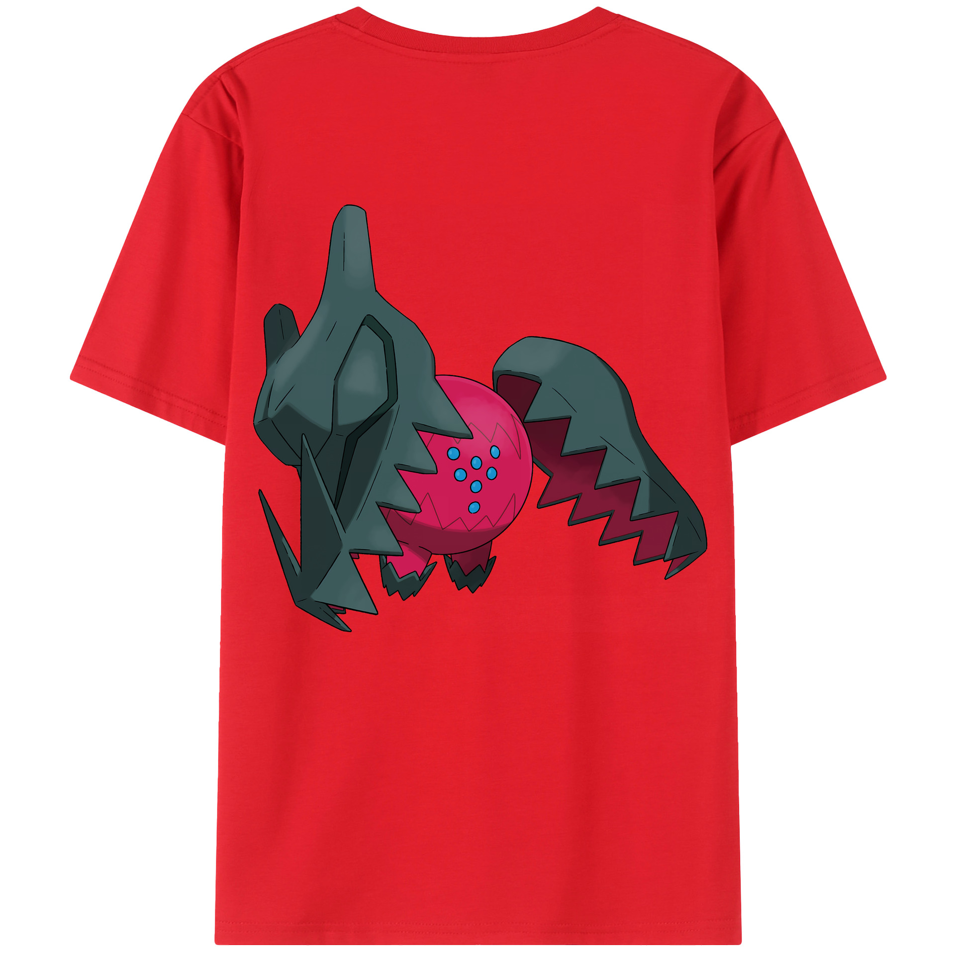 （画像用） ポケットモンスター Pokémon 綿100％ メンズ半袖Tシャツ（バックプリント） 通気性