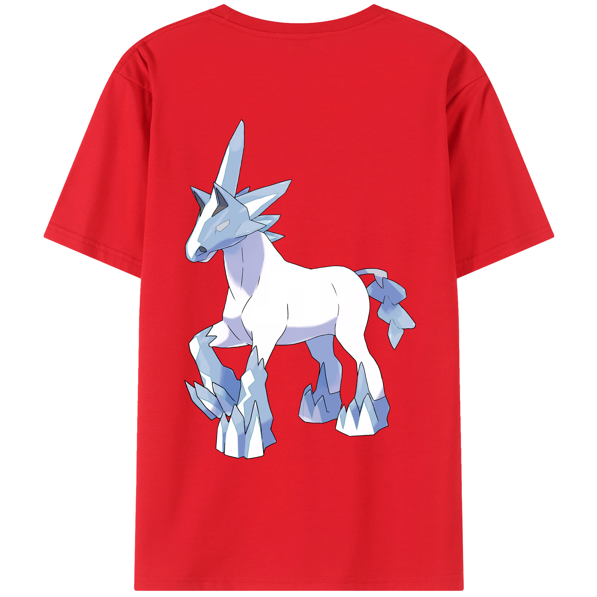 （画像用） ポケットモンスター Pokémon 綿100％ メンズ半袖Tシャツ（バックプリント） 通気性