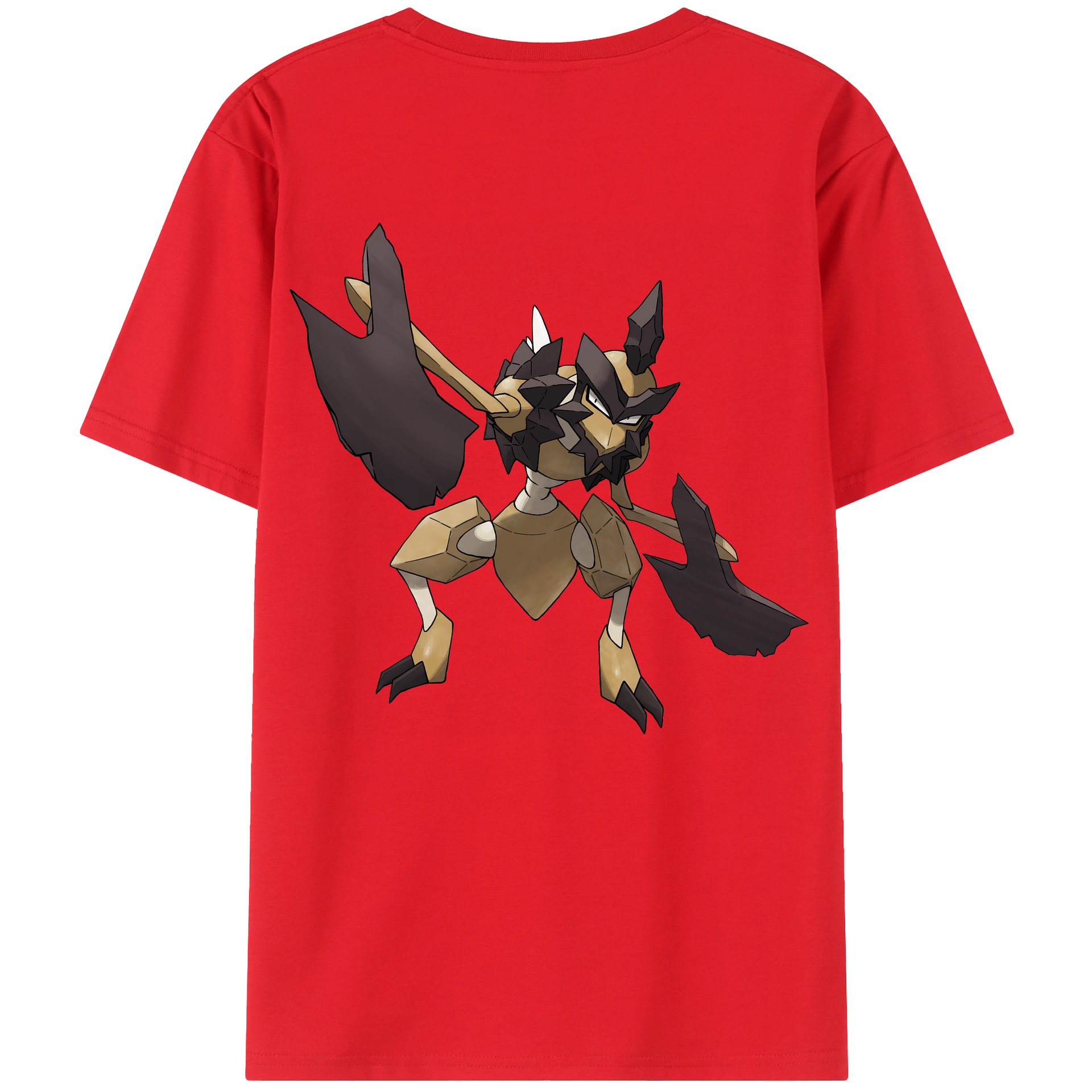 （画像用） ポケットモンスター Pokémon 綿100％ メンズ半袖Tシャツ（バックプリント） 通気性