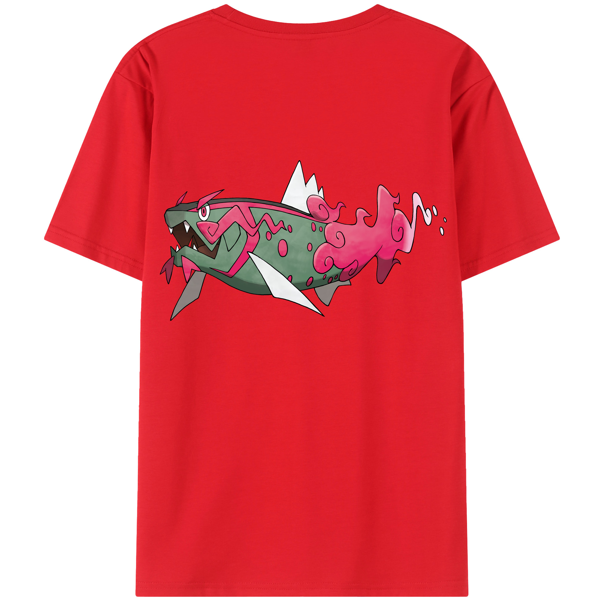 （画像用） ポケットモンスター Pokémon 綿100％ メンズ半袖Tシャツ（バックプリント） 通気性