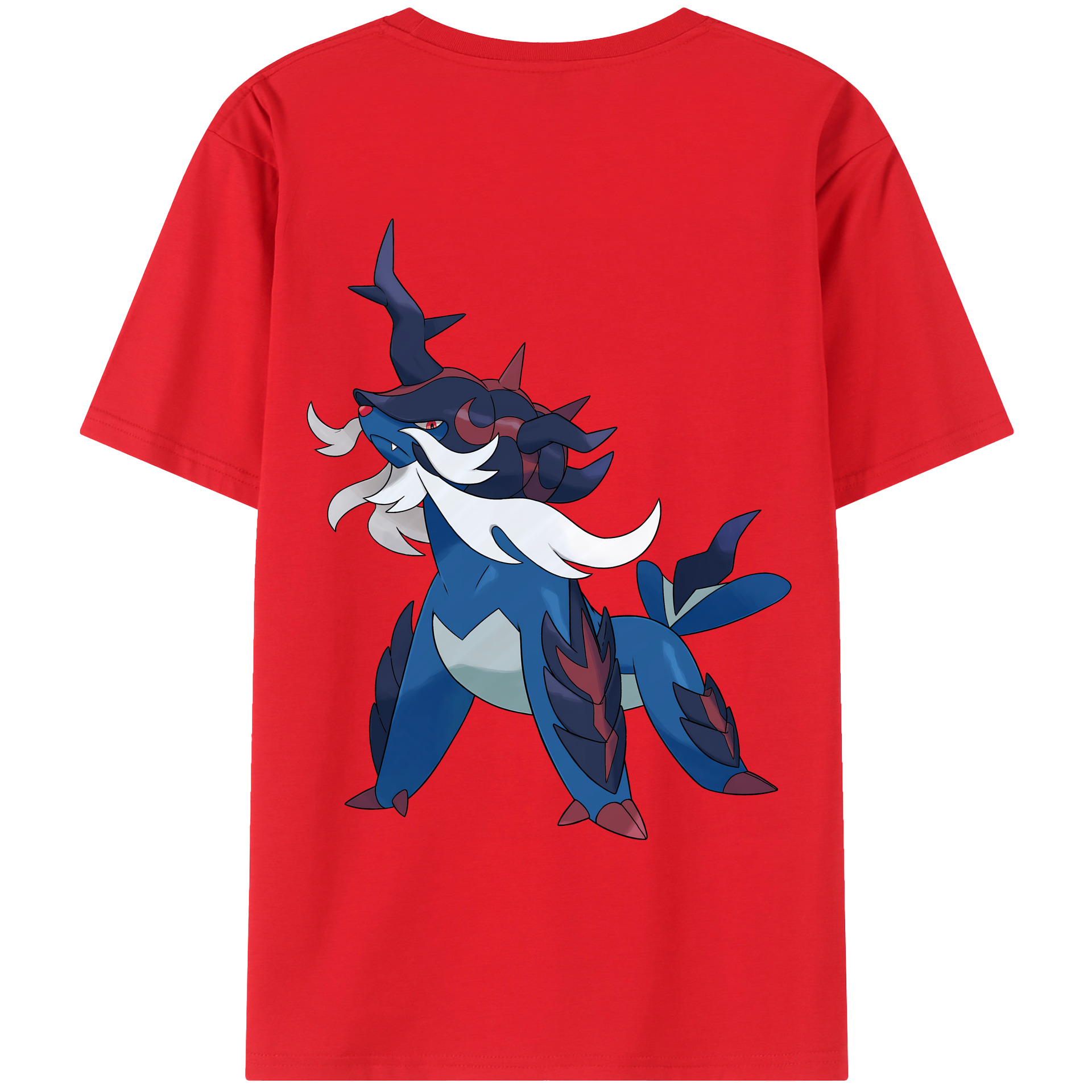 （画像用） ポケットモンスター Pokémon 綿100％ メンズ半袖Tシャツ（バックプリント） 通気性