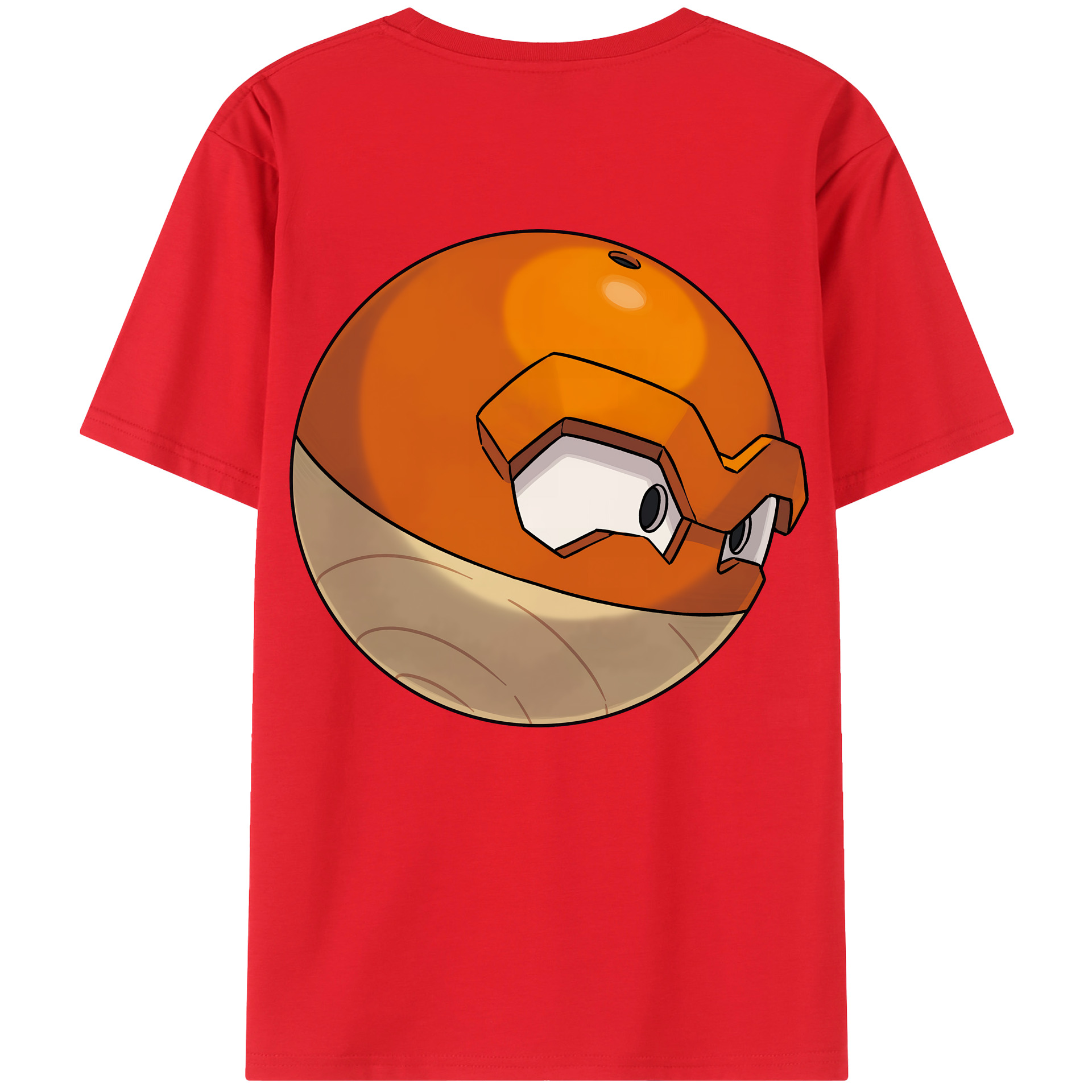 （画像用） ポケットモンスター Pokémon 綿100％ メンズ半袖Tシャツ（バックプリント） 通気性