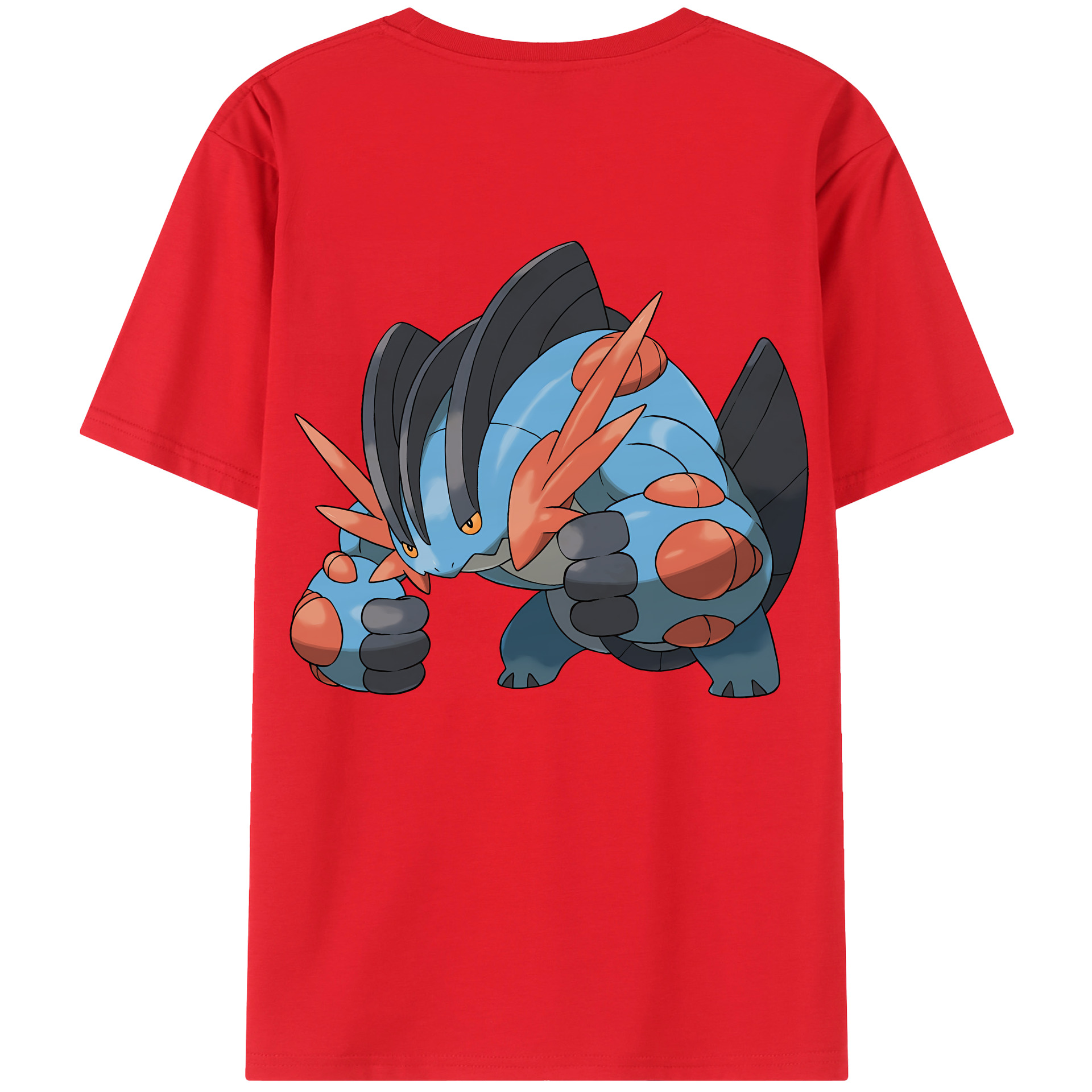 （画像用） ポケットモンスター Pokémon 綿100％ メンズ半袖Tシャツ（バックプリント） 通気性