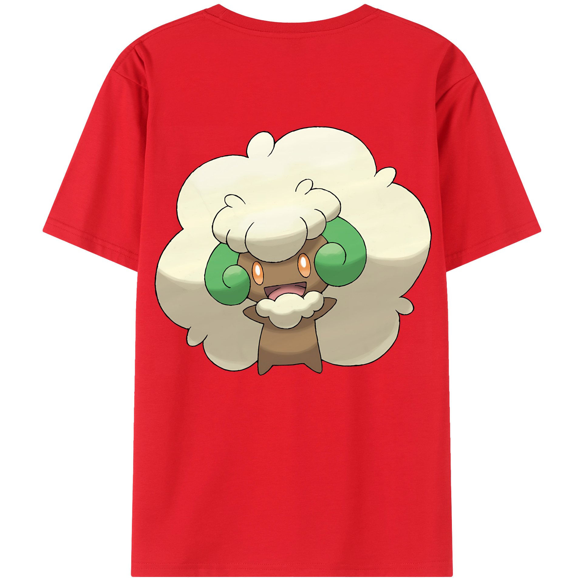 （画像用） ポケットモンスター Pokémon 綿100％ メンズ半袖Tシャツ（バックプリント） 通気性