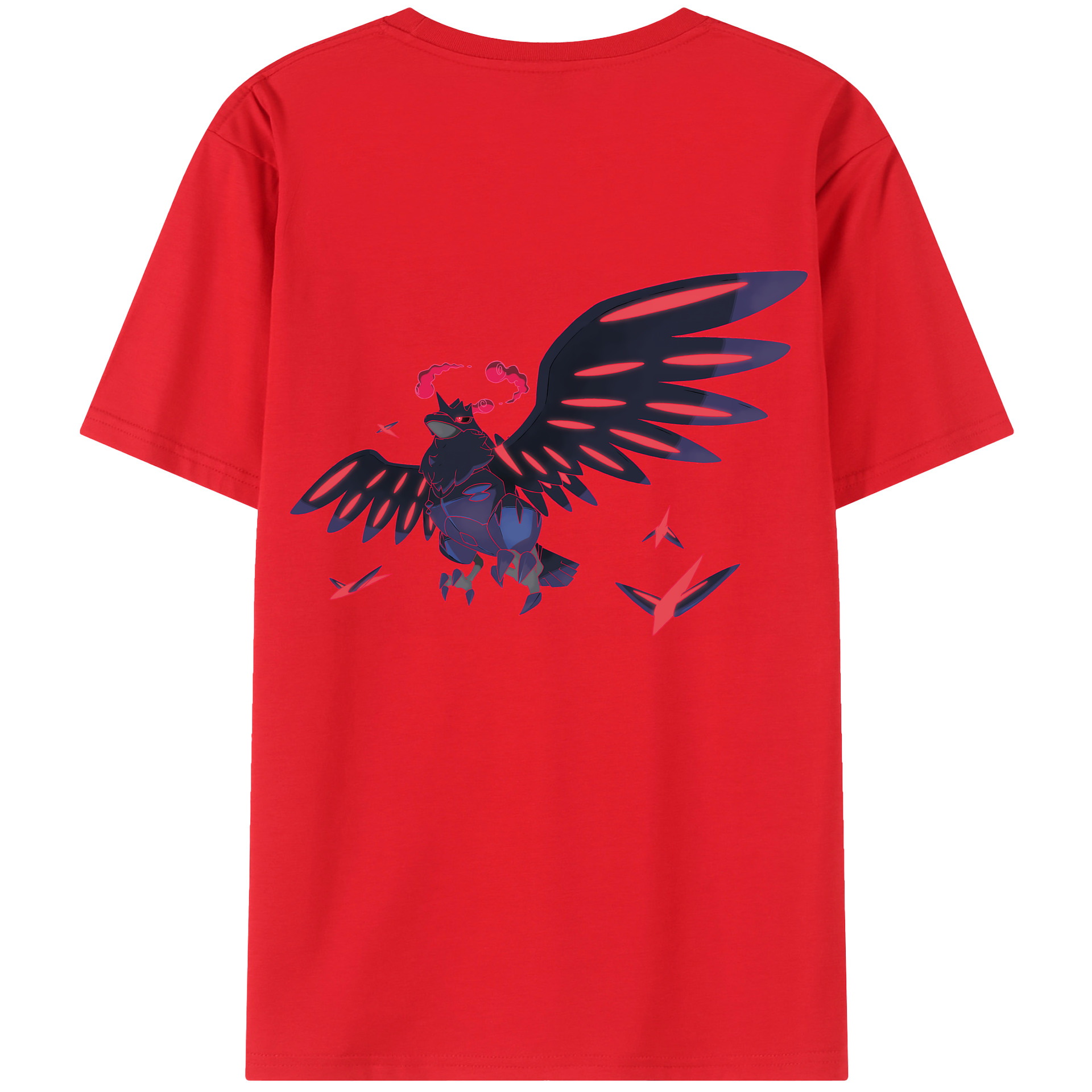 （画像用） ポケットモンスター Pokémon 綿100％ メンズ半袖Tシャツ（バックプリント） 通気性