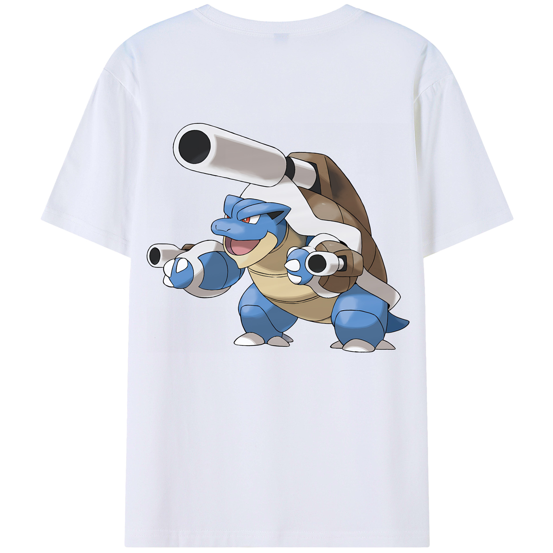 （画像用） ポケットモンスター Pokémon 綿100％ メンズ半袖Tシャツ（バックプリント） 通気性
