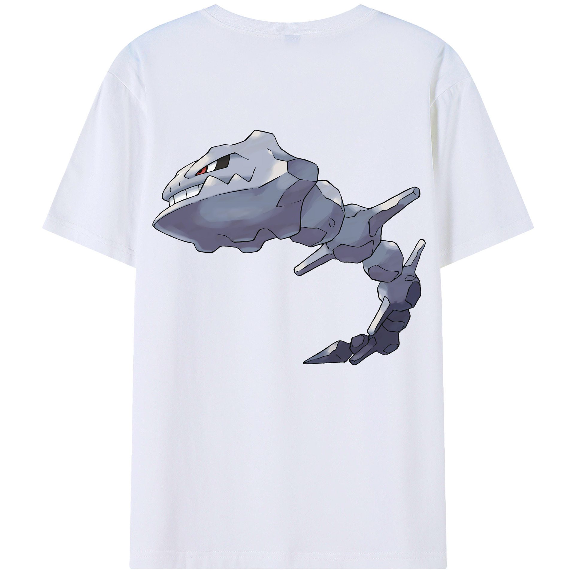 （画像用） ポケットモンスター Pokémon 綿100％ メンズ半袖Tシャツ（バックプリント） 通気性