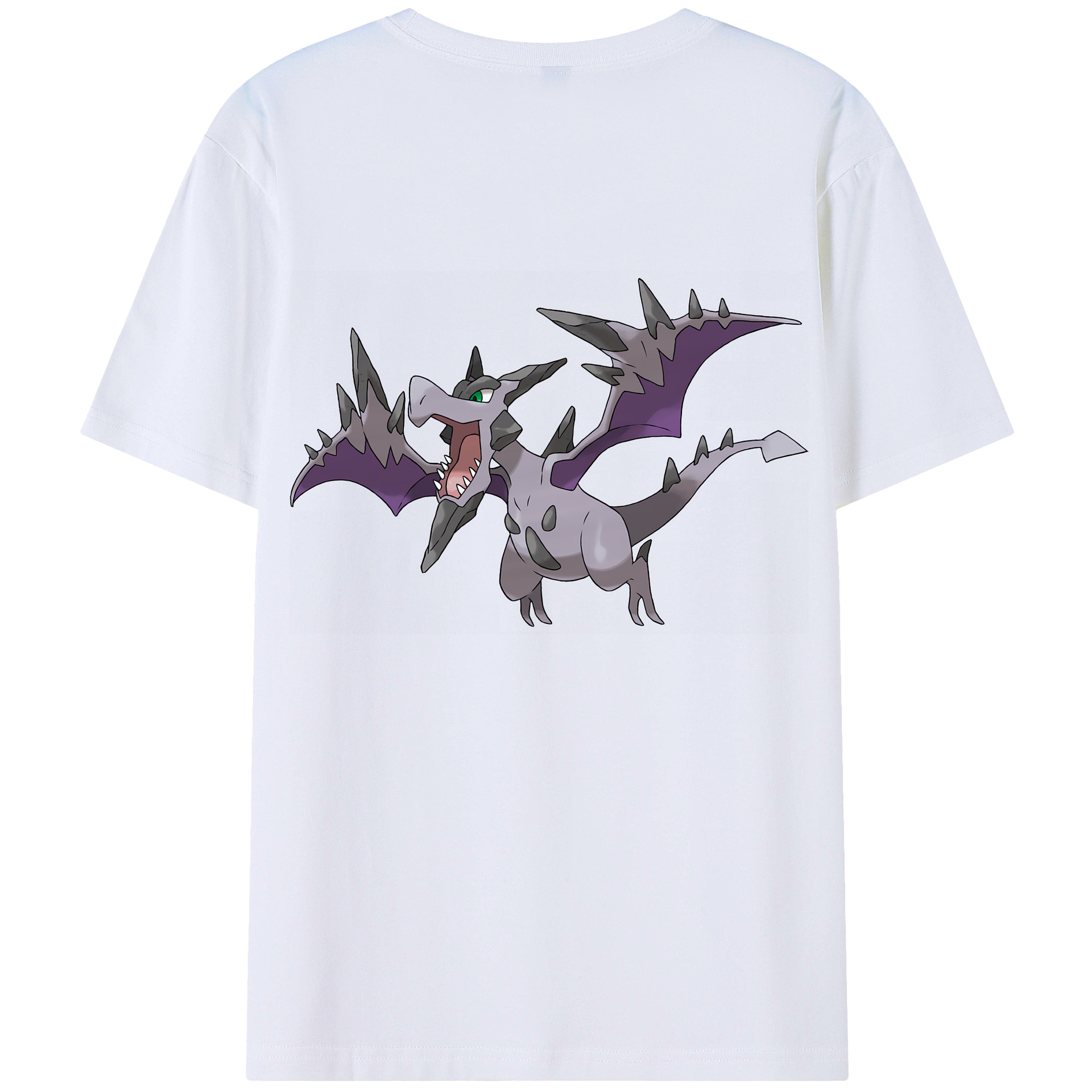 （画像用） ポケットモンスター Pokémon 綿100％ メンズ半袖Tシャツ（バックプリント） 通気性
