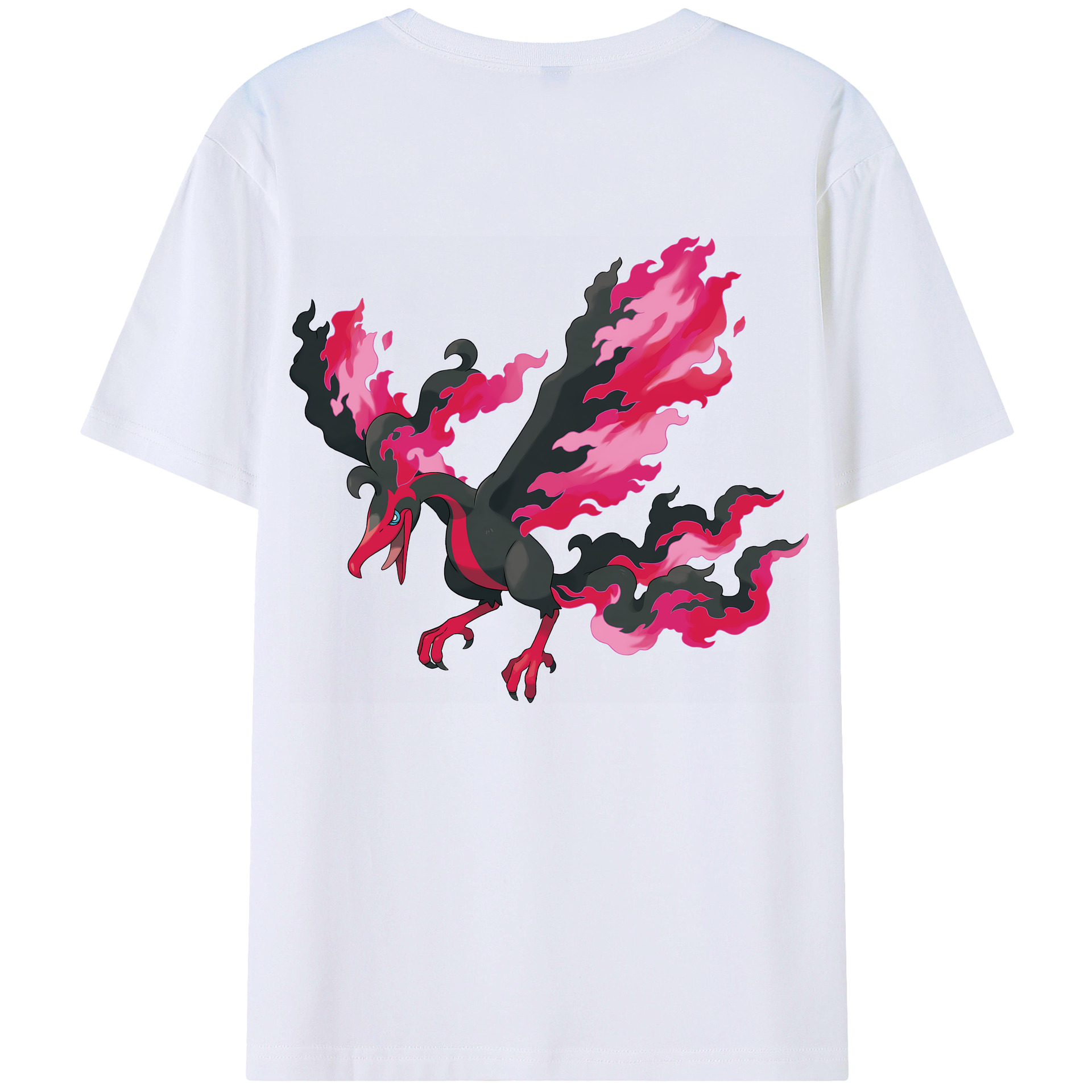 （画像用） ポケットモンスター Pokémon 綿100％ メンズ半袖Tシャツ（バックプリント） 通気性