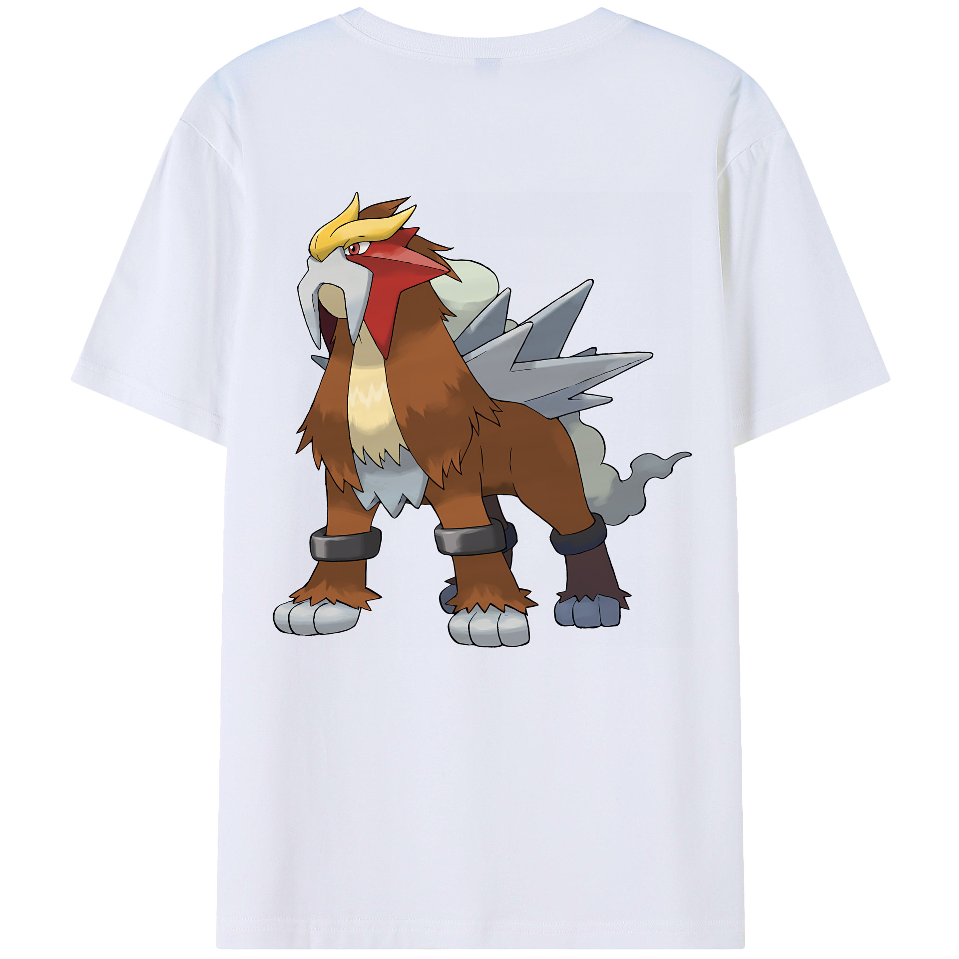（画像用） ポケットモンスター Pokémon 綿100％ メンズ半袖Tシャツ（バックプリント） 通気性