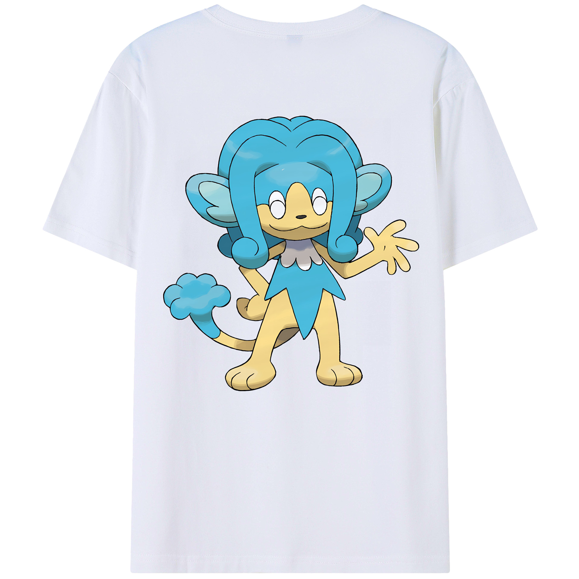 （画像用） ポケットモンスター Pokémon 綿100％ メンズ半袖Tシャツ（バックプリント） 通気性