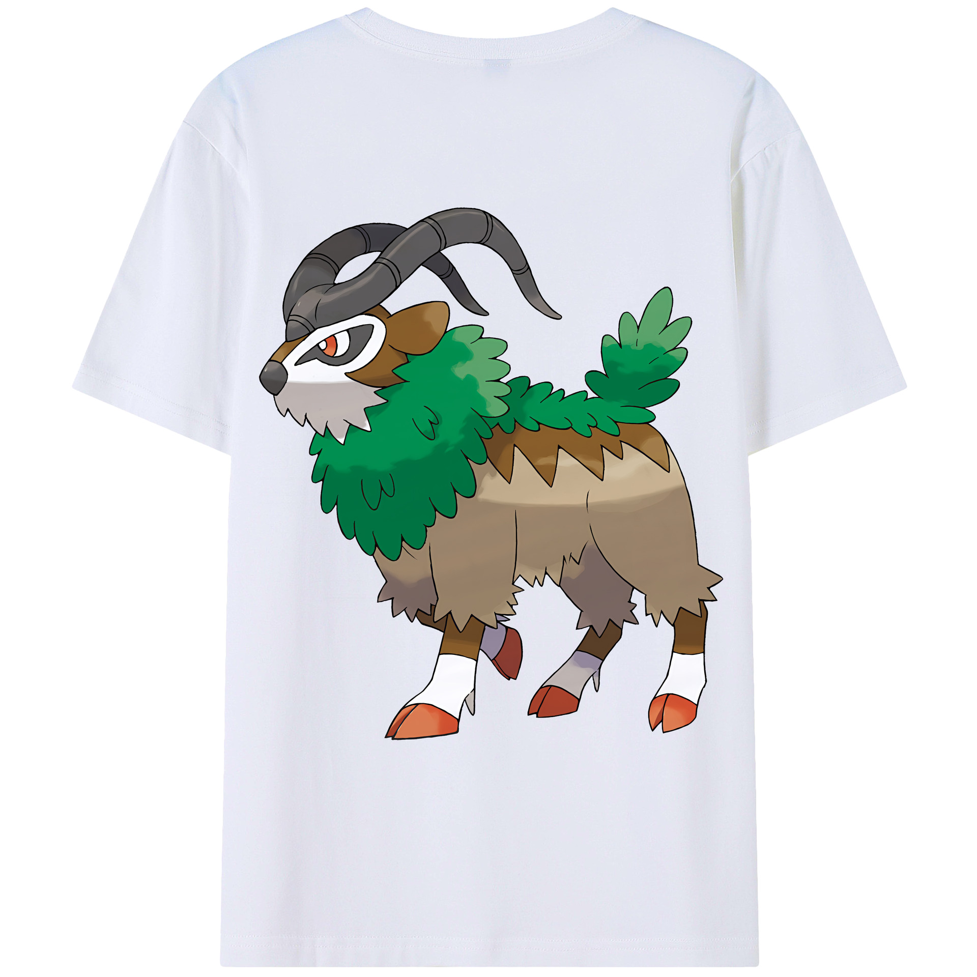（画像用） ポケットモンスター Pokémon 綿100％ メンズ半袖Tシャツ（バックプリント） 通気性