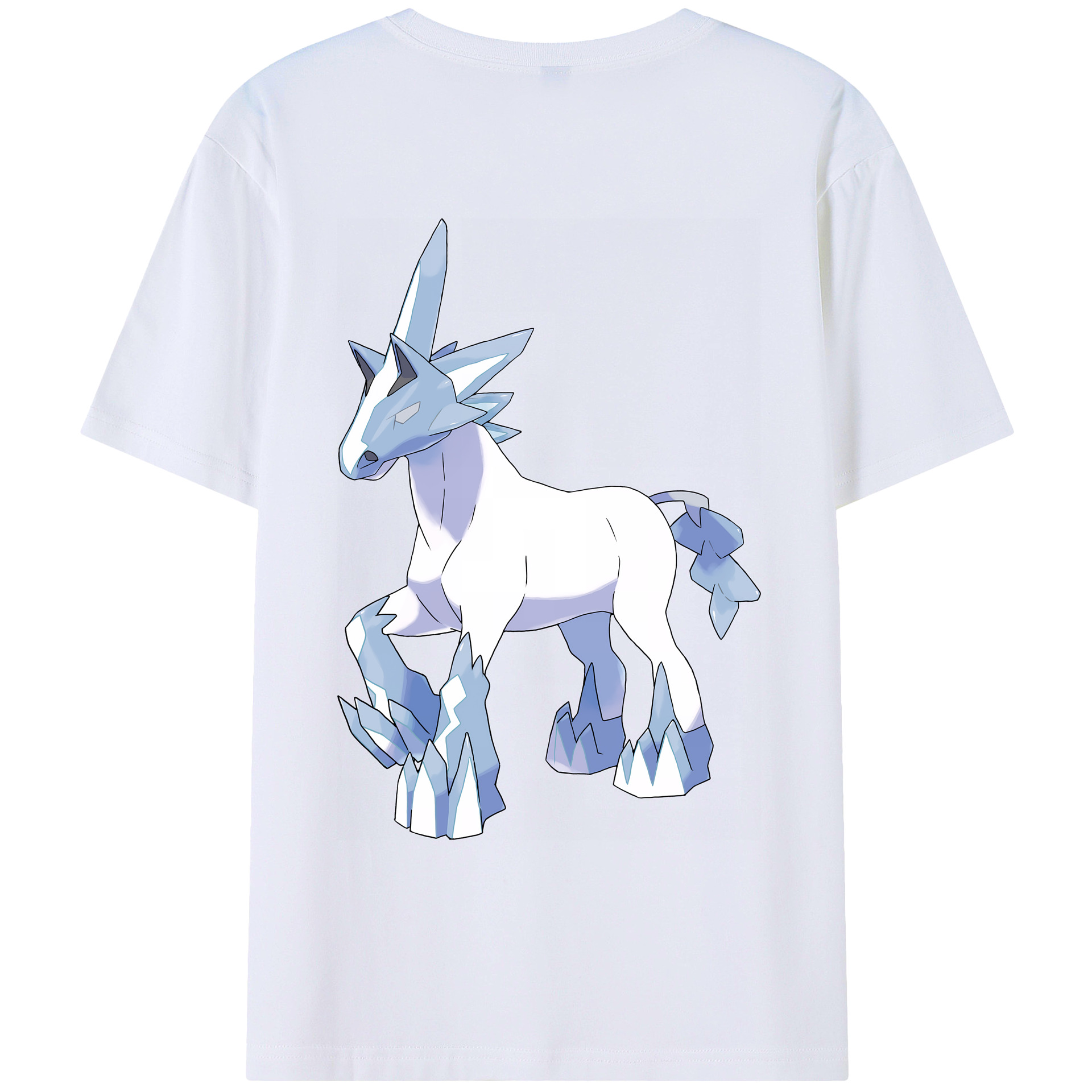 （画像用） ポケットモンスター Pokémon 綿100％ メンズ半袖Tシャツ（バックプリント） 通気性