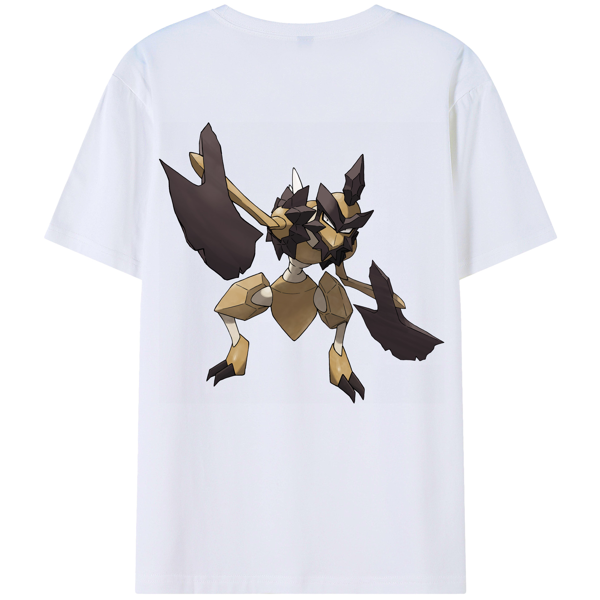 （画像用） ポケットモンスター Pokémon 綿100％ メンズ半袖Tシャツ（バックプリント） 通気性