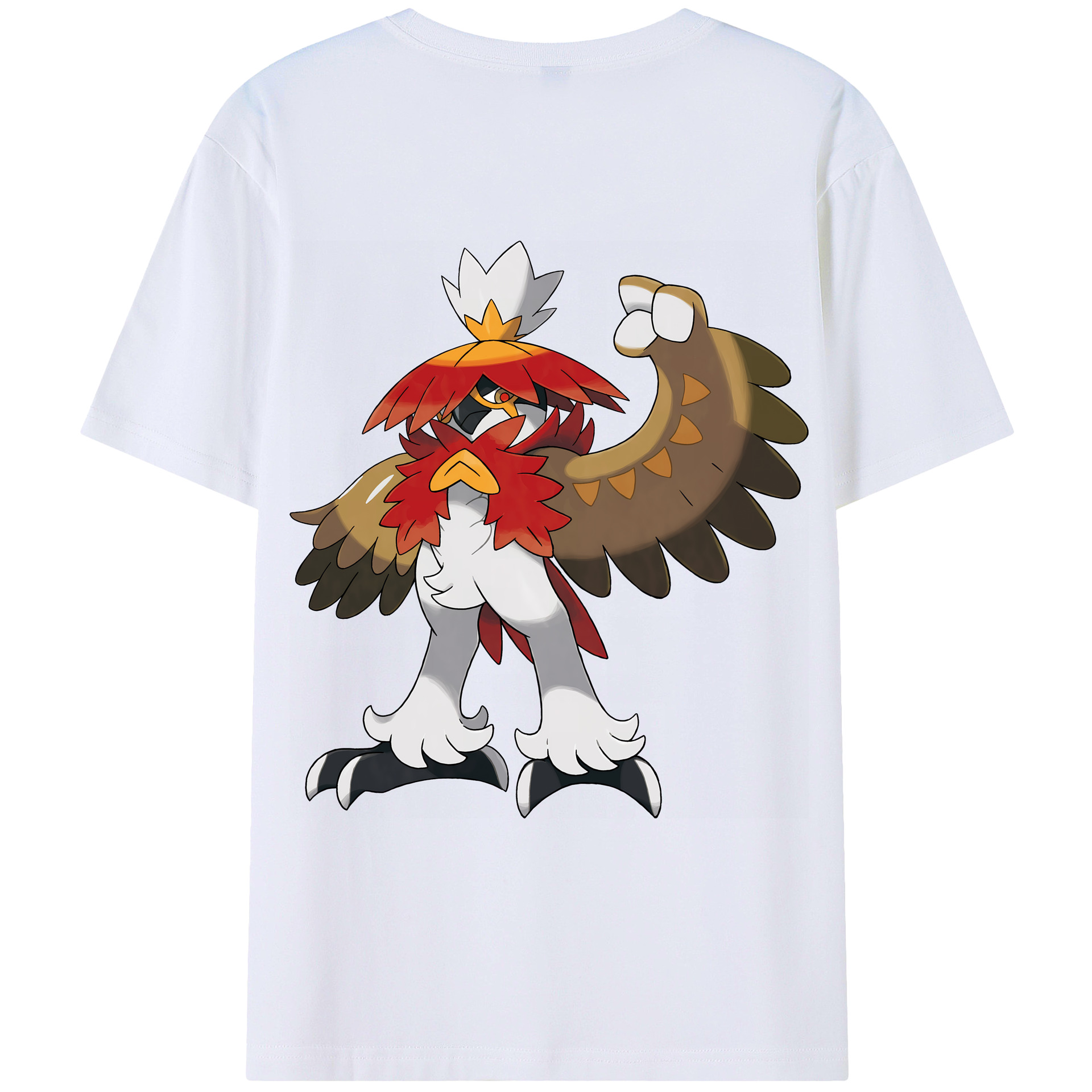 （画像用） ポケットモンスター Pokémon 綿100％ メンズ半袖Tシャツ（バックプリント） 通気性