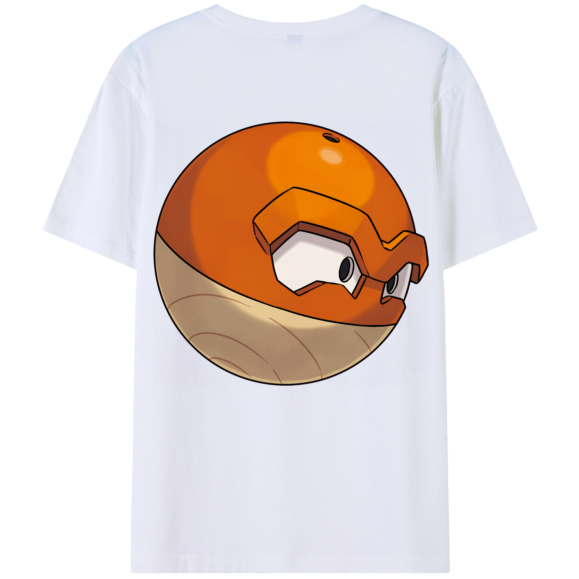 （画像用） ポケットモンスター Pokémon 綿100％ メンズ半袖Tシャツ（バックプリント） 通気性
