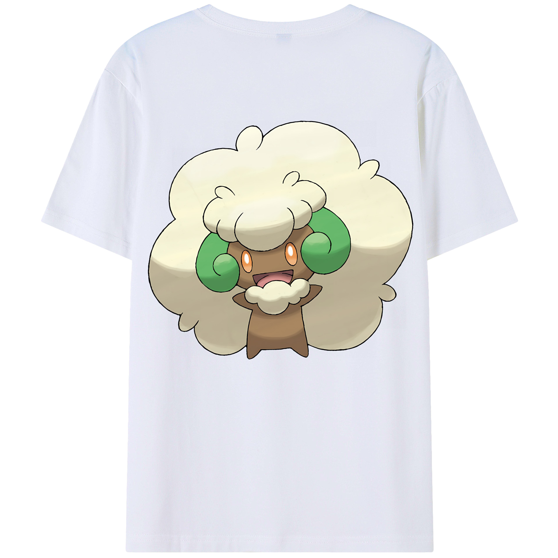 （画像用） ポケットモンスター Pokémon 綿100％ メンズ半袖Tシャツ（バックプリント） 通気性