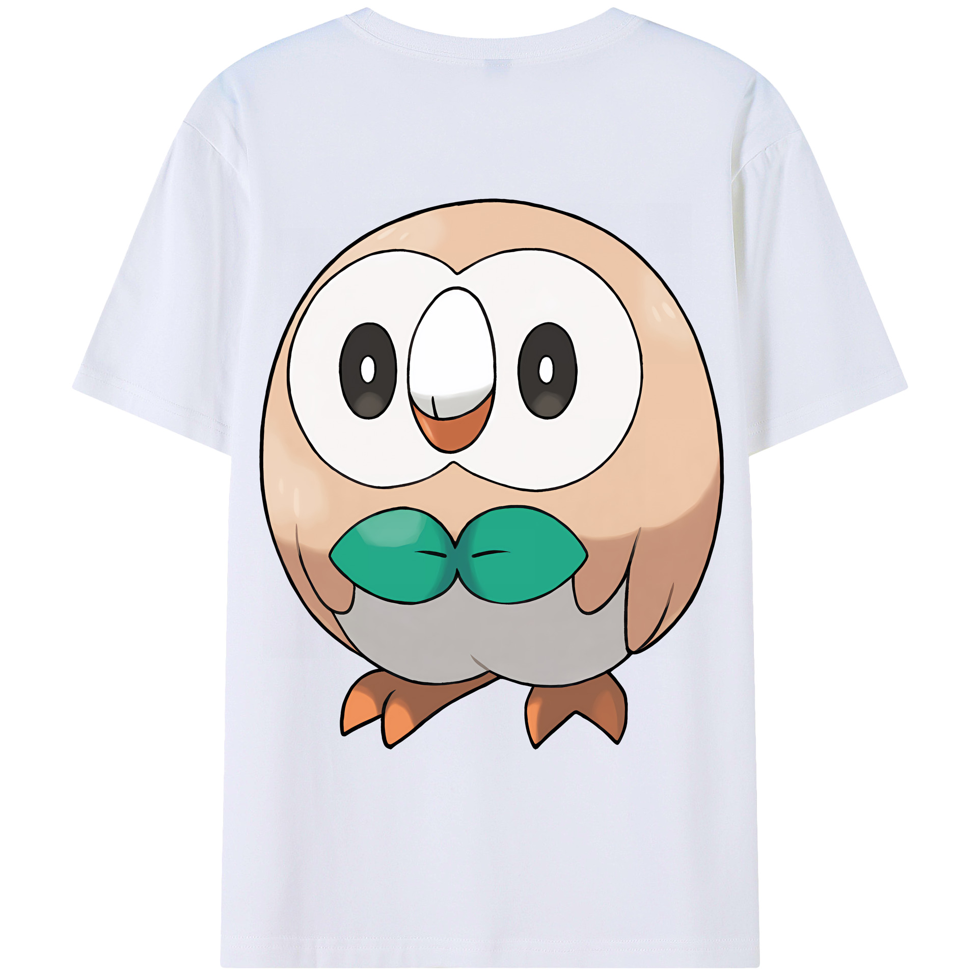 （画像用） ポケットモンスター Pokémon 綿100％ メンズ半袖Tシャツ（バックプリント） 通気性