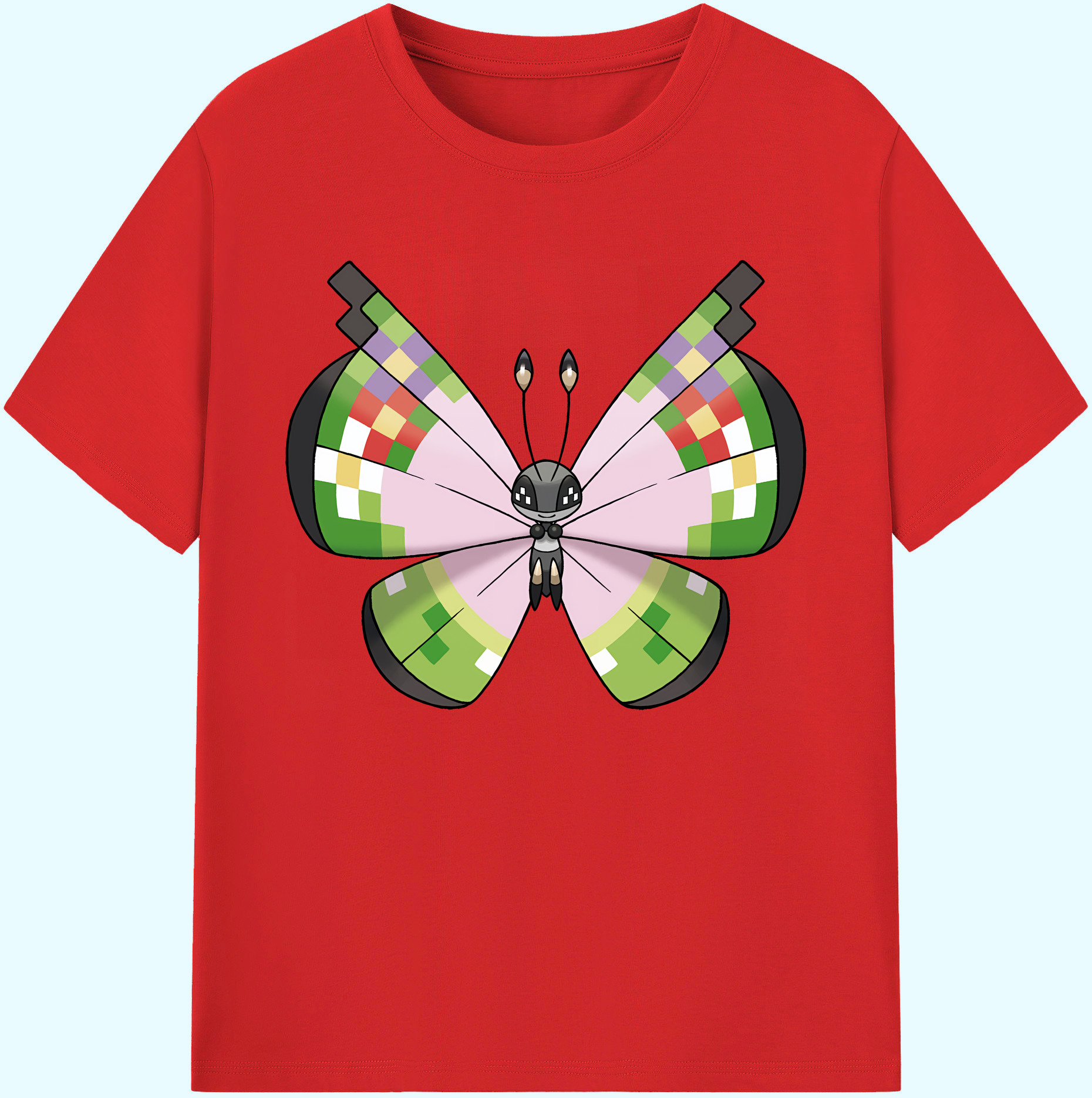 （画像用） ポケットモンスター Pokémon 綿100％ メンズ半袖Tシャツ｜肌触りやわらか＆通気性