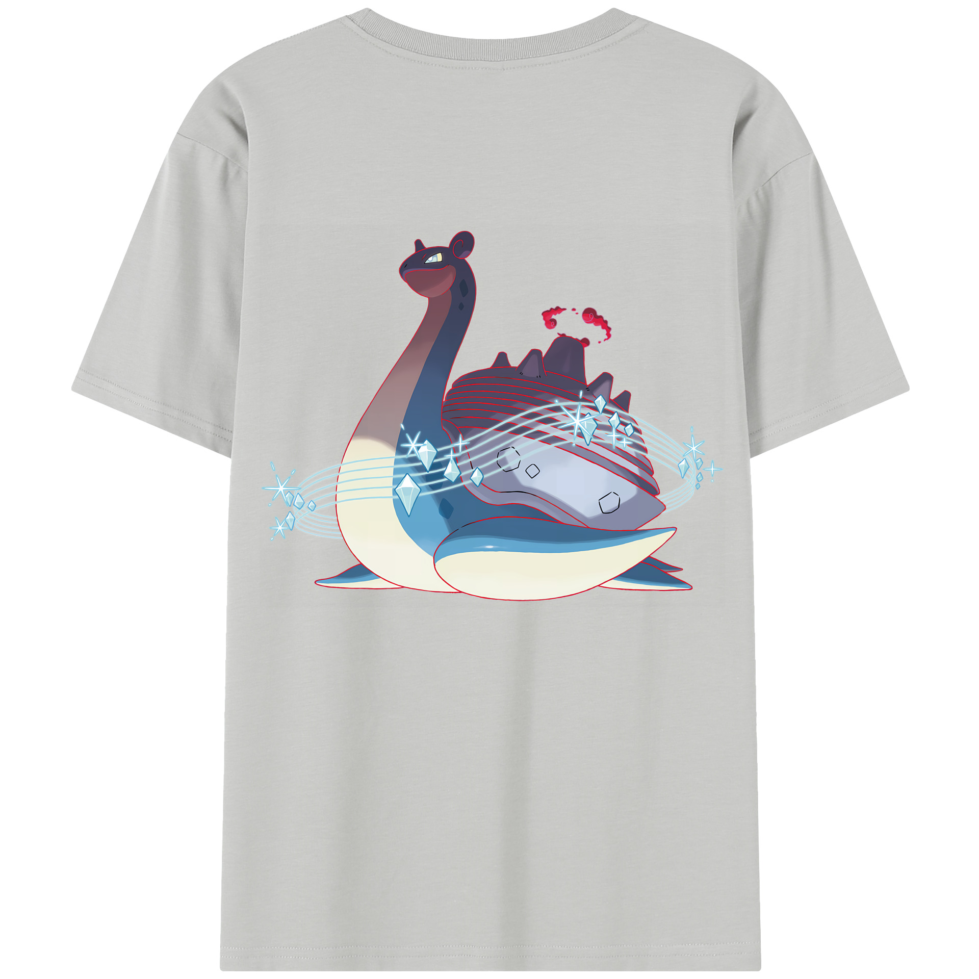 （画像用） ポケットモンスター Pokémon レディース半袖Tシャツ(バックプリント)