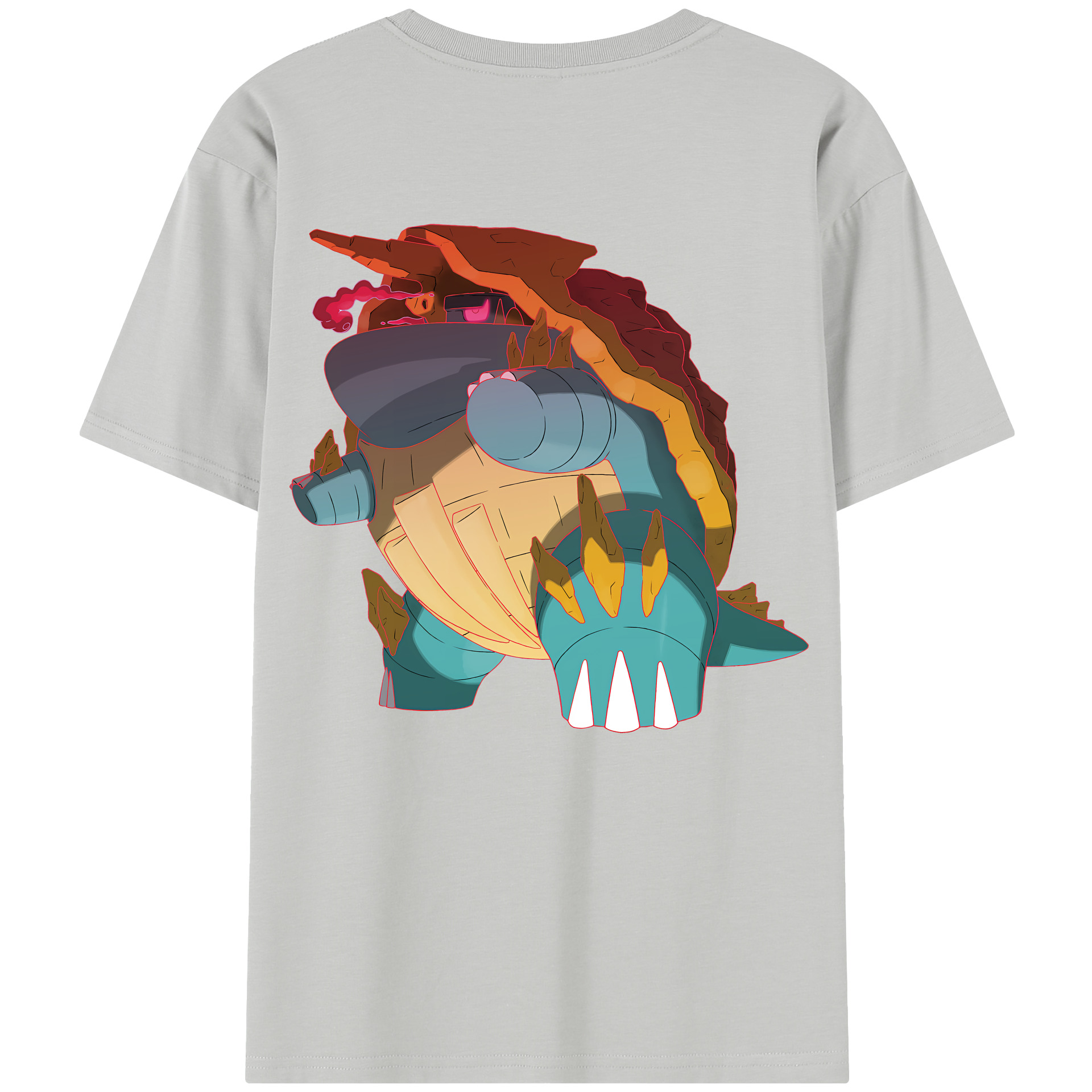 （画像用） ポケットモンスター Pokémon レディース半袖Tシャツ(バックプリント)