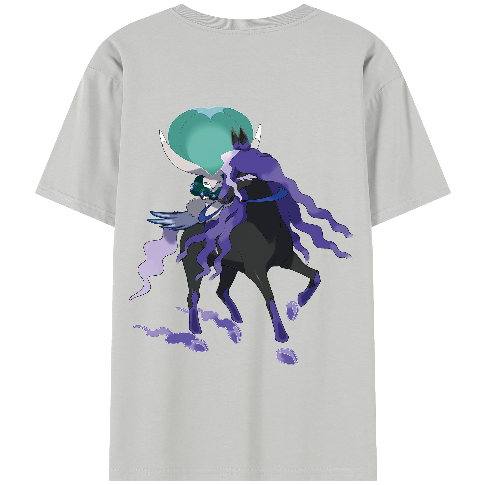 （画像用） ポケットモンスター Pokémon レディース半袖Tシャツ(バックプリント)