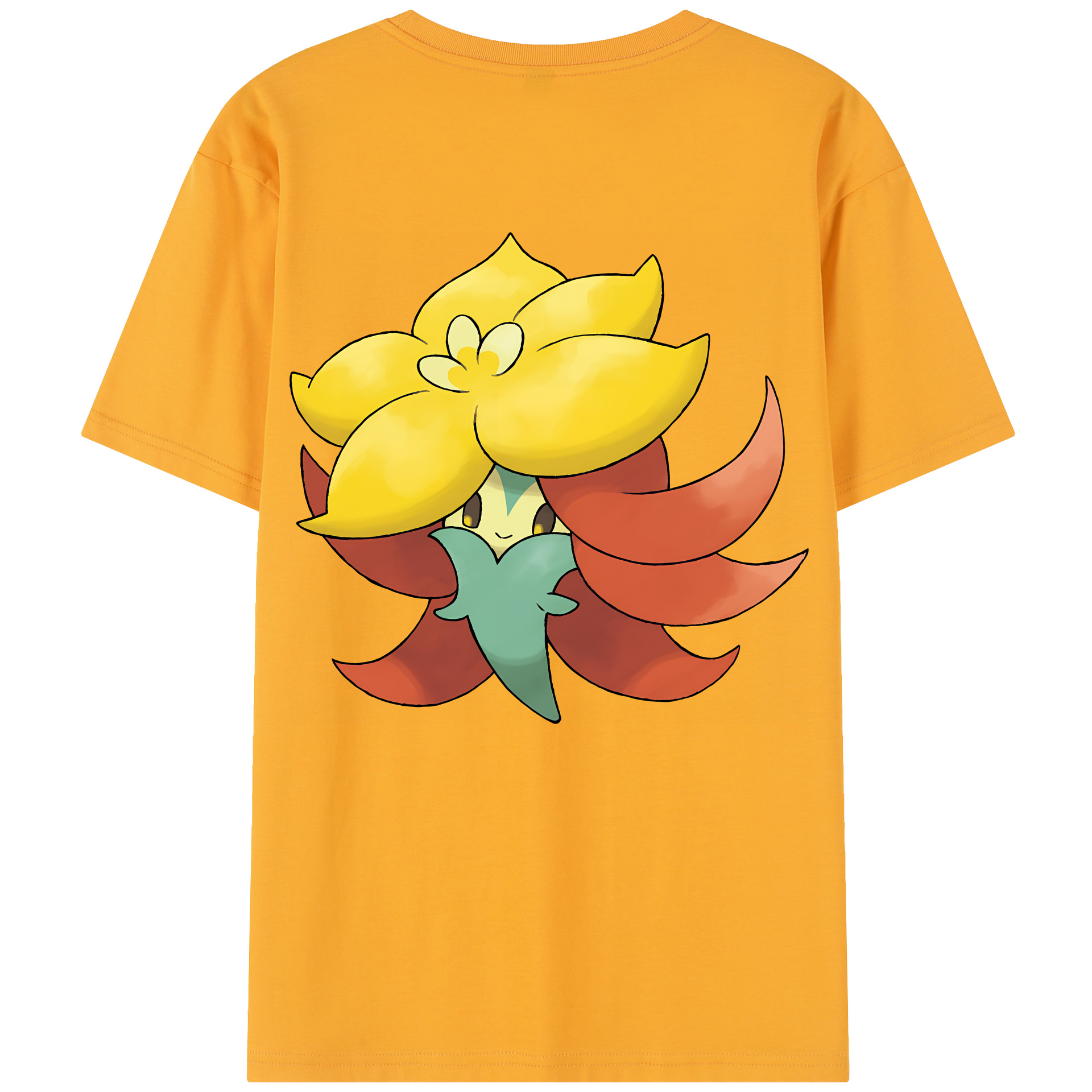（画像用） ポケットモンスター Pokémon レディース半袖Tシャツ(バックプリント)