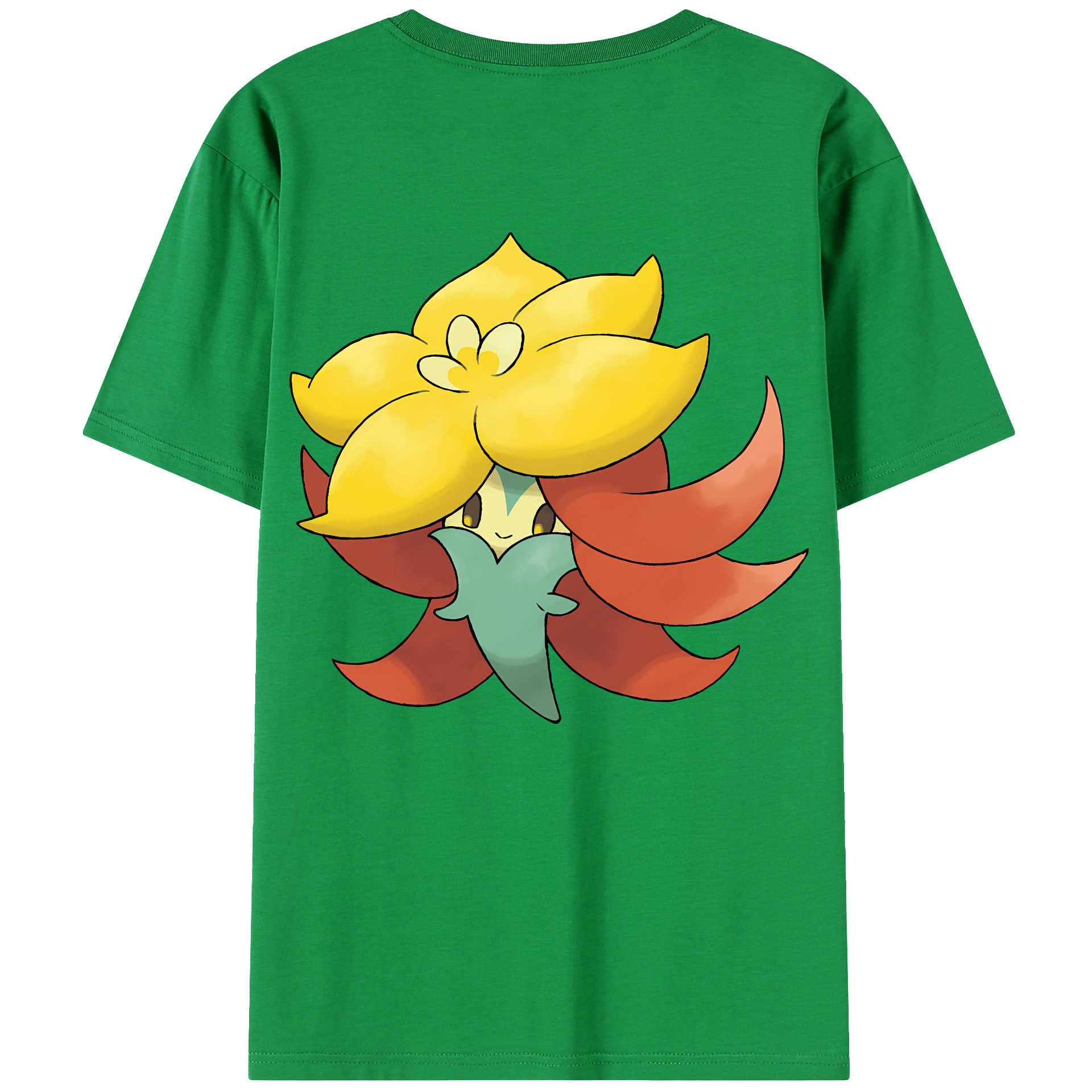（画像用） ポケットモンスター Pokémon レディース半袖Tシャツ(バックプリント)