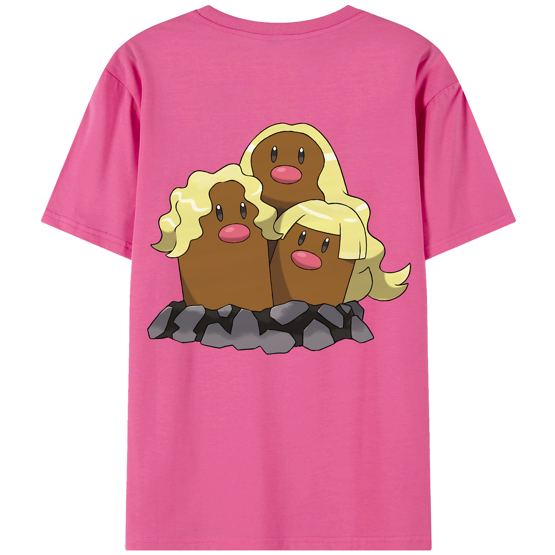 （画像用） ポケットモンスター Pokémon レディース半袖Tシャツ(バックプリント)