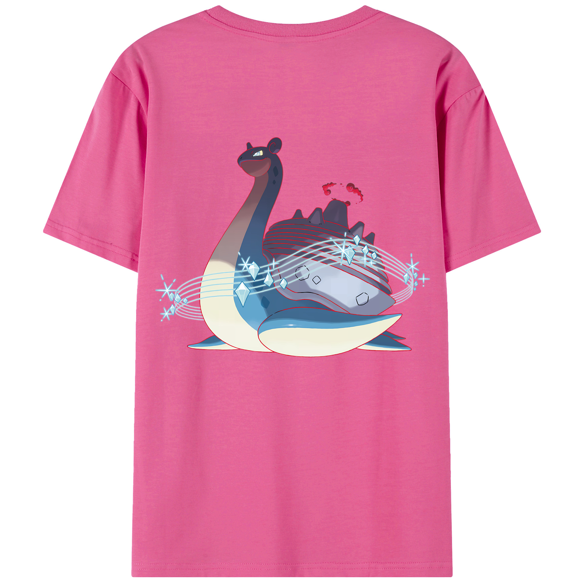（画像用） ポケットモンスター Pokémon レディース半袖Tシャツ(バックプリント)