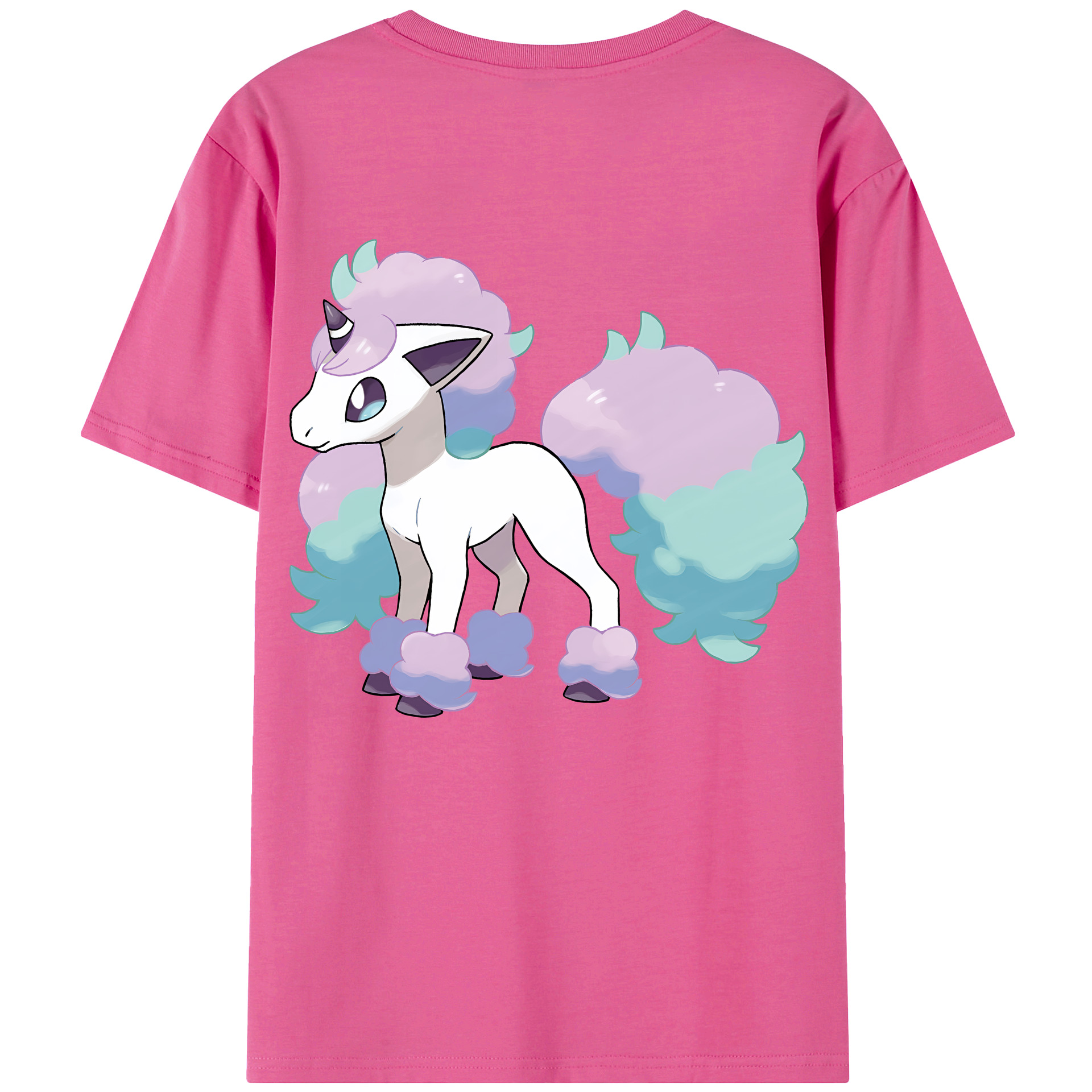 （画像用） ポケットモンスター Pokémon レディース半袖Tシャツ(バックプリント)