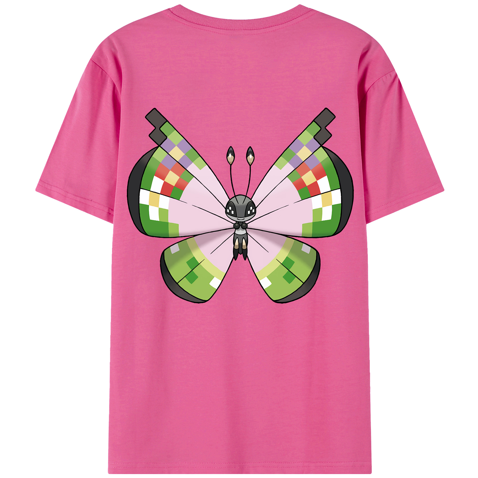 （画像用） ポケットモンスター Pokémon レディース半袖Tシャツ(バックプリント)
