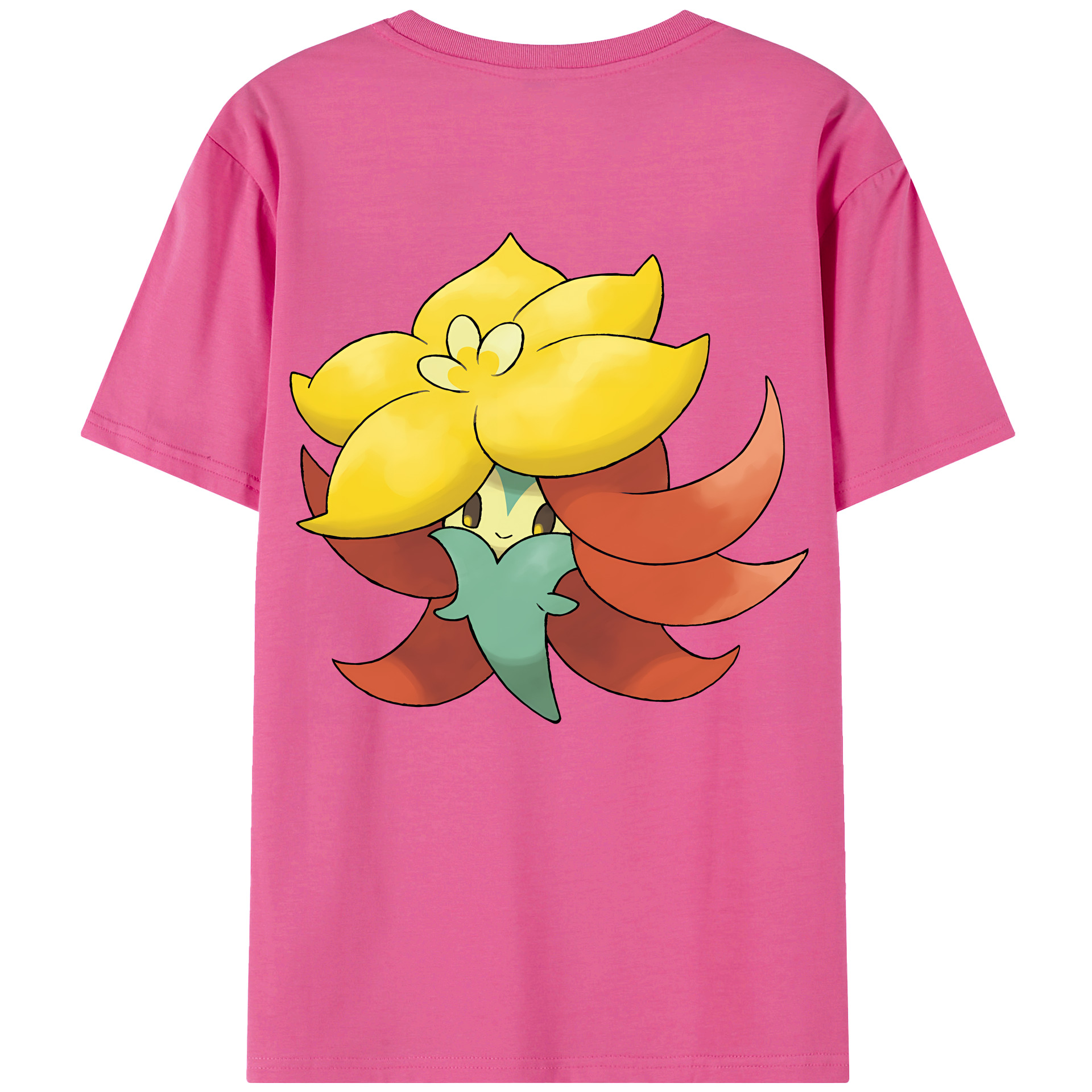 （画像用） ポケットモンスター Pokémon レディース半袖Tシャツ(バックプリント)