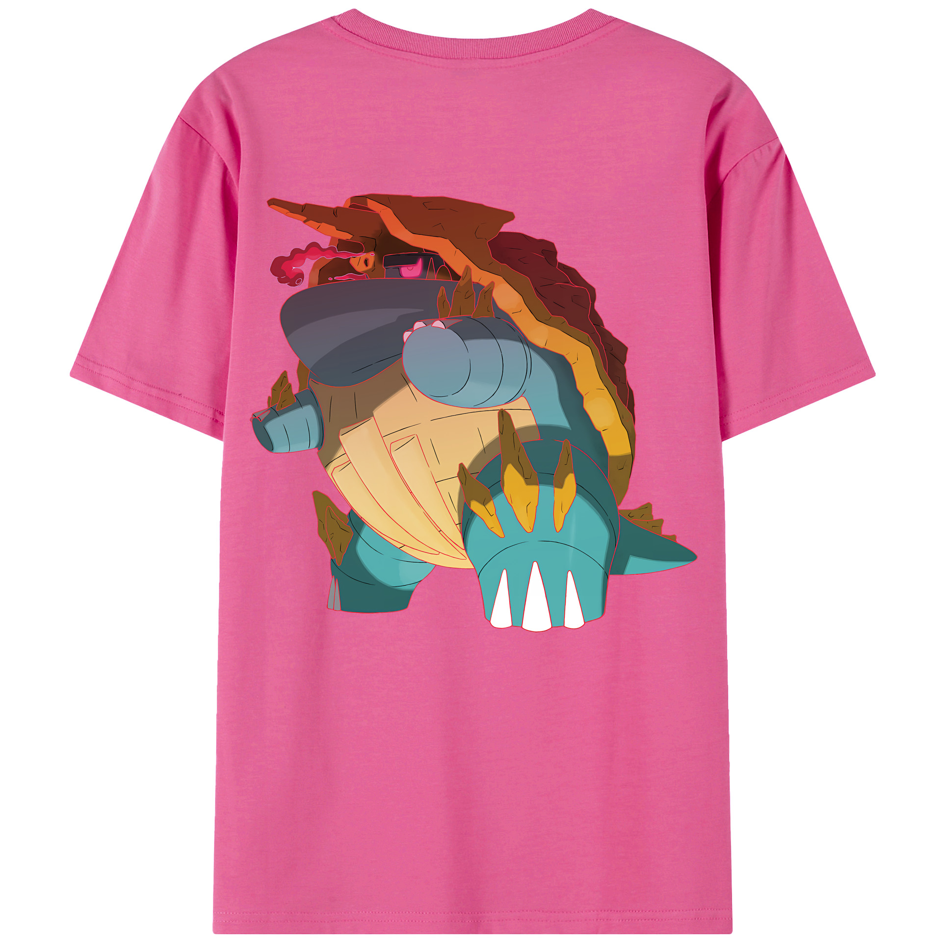 （画像用） ポケットモンスター Pokémon レディース半袖Tシャツ(バックプリント)