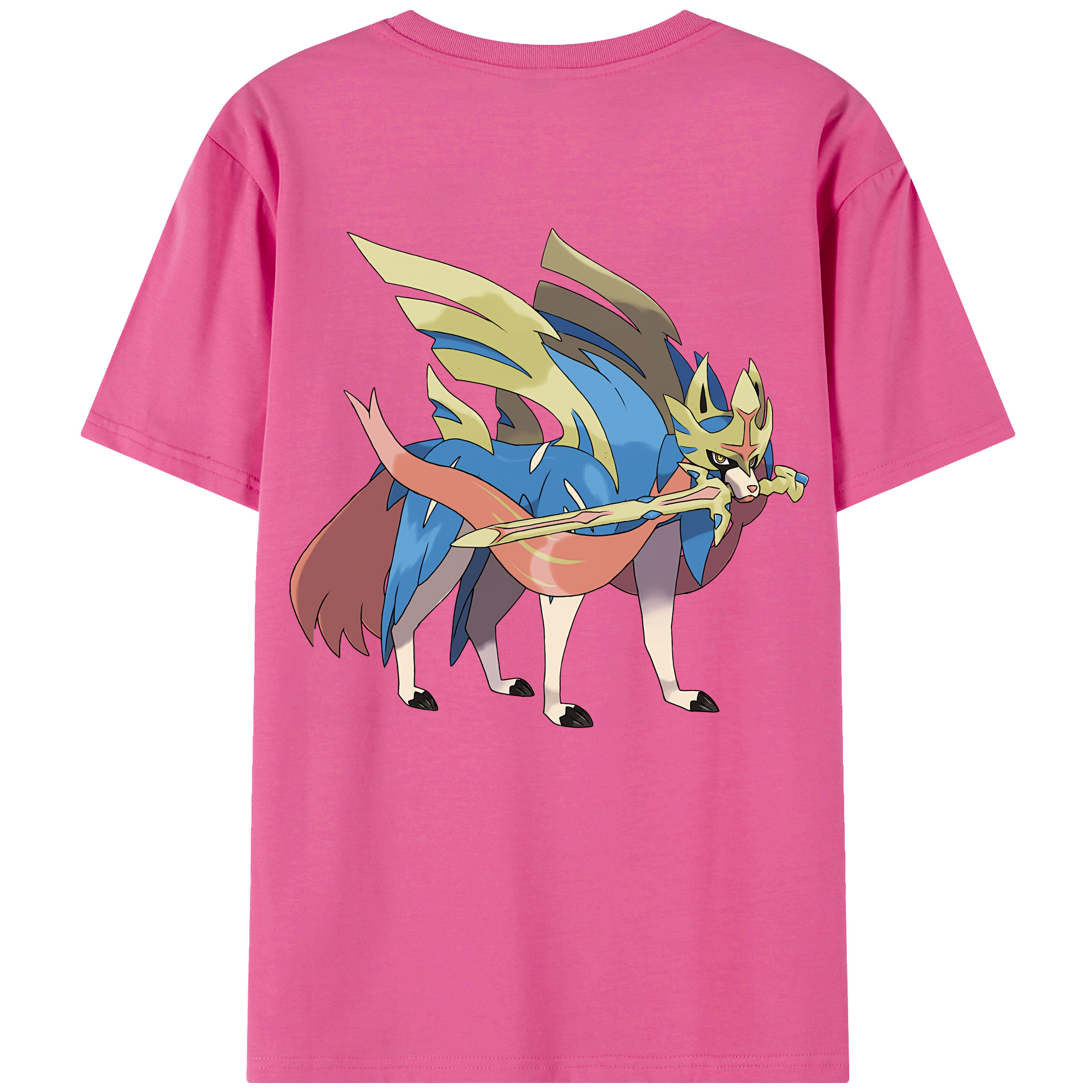 （画像用） ポケットモンスター Pokémon レディース半袖Tシャツ(バックプリント)